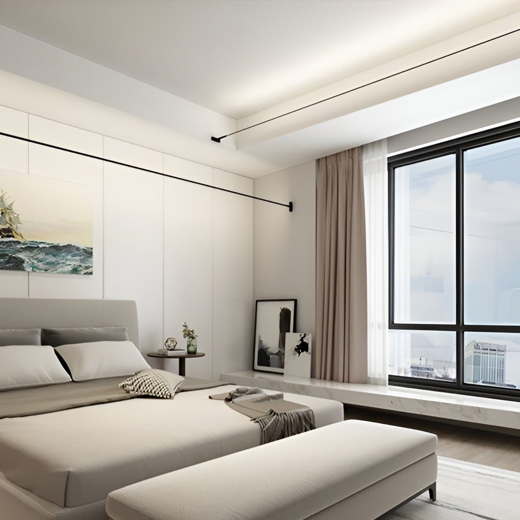 Linean Minimalistic Steel Strip Ceiling Light - Letslighting