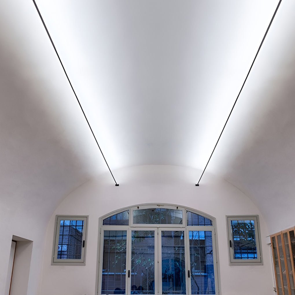 Linean Minimalistic Steel Strip Ceiling Light - Letslighting