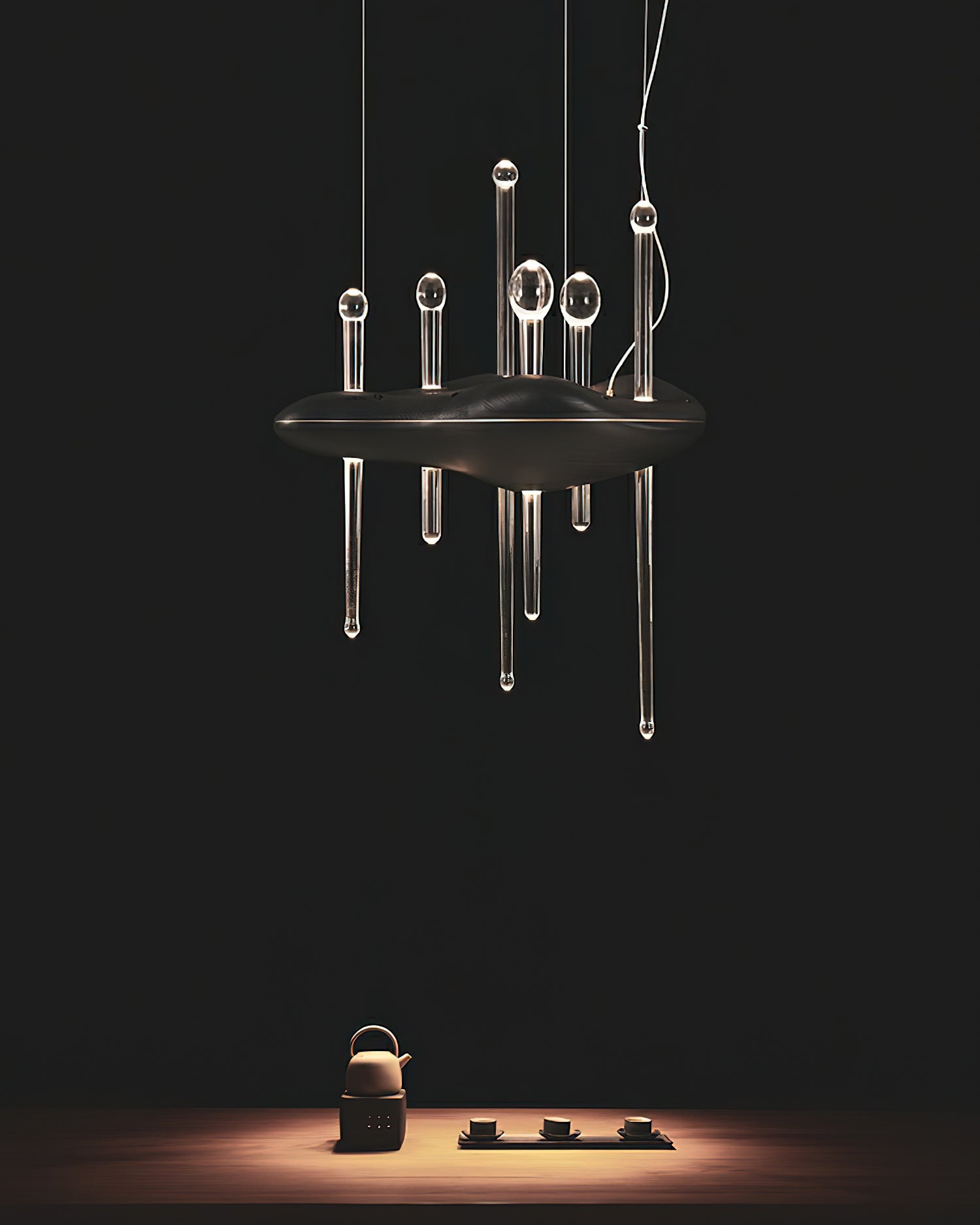 Umare Whimsical Oak Glass Pendant Light - Letslighting