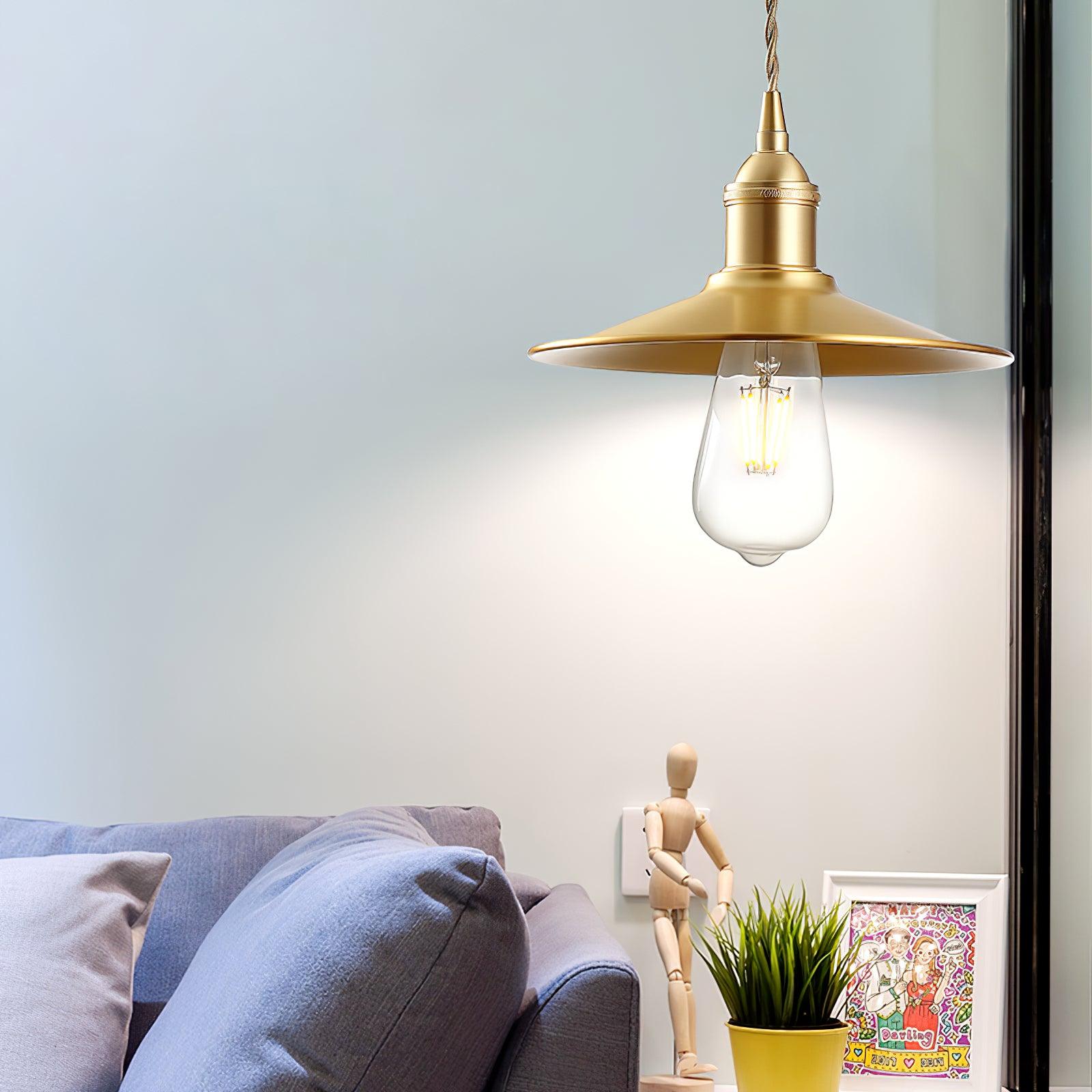 Verona Brass Pendant Lamp - Letslighting