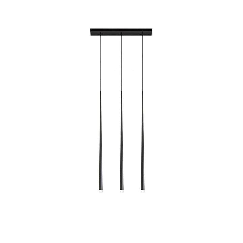 Lustra Chandelier Slender Black Minimalist - Letslighting