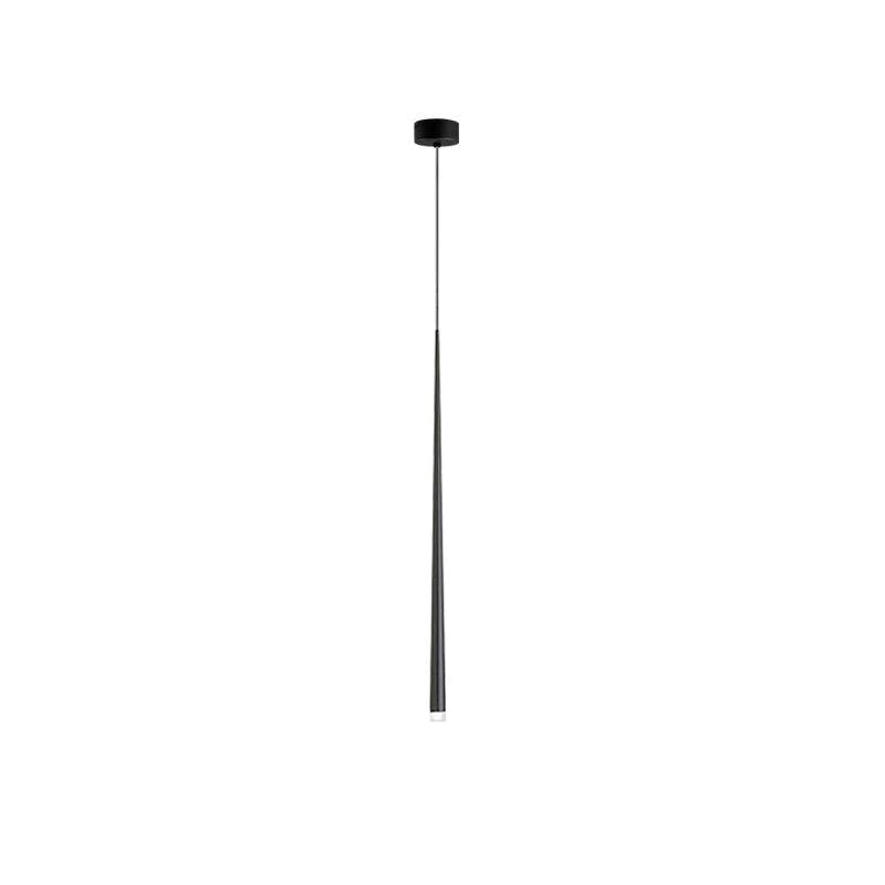 Lustra Chandelier Slender Black Minimalist - Letslighting