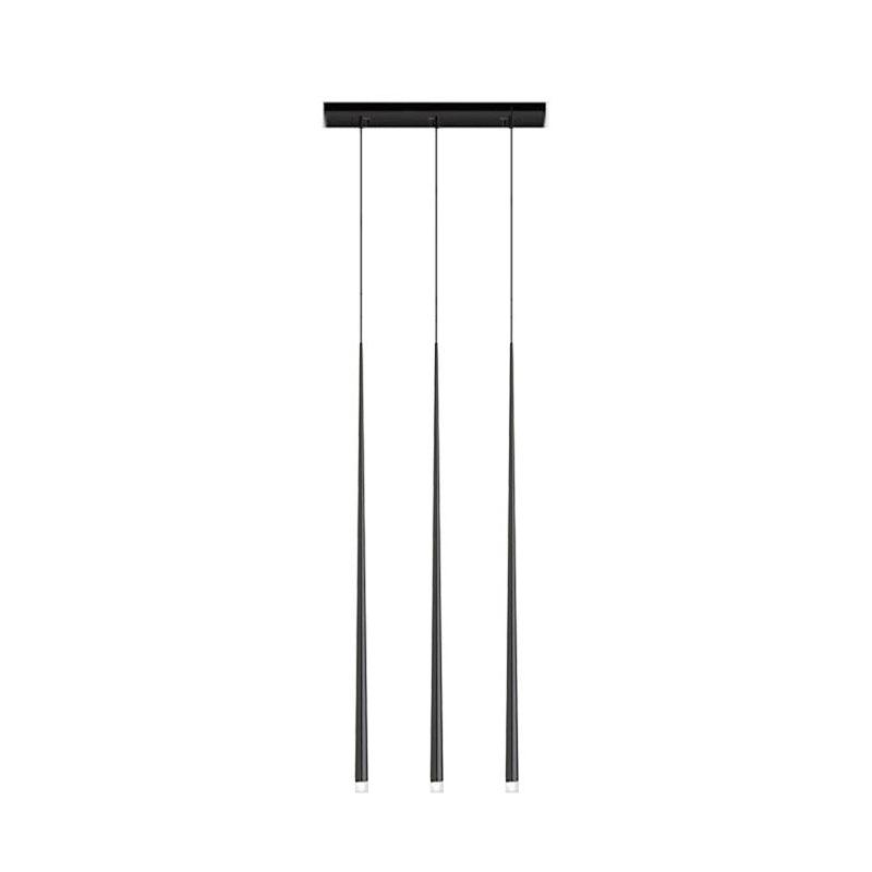 Lustra Chandelier Slender Black Minimalist - Letslighting
