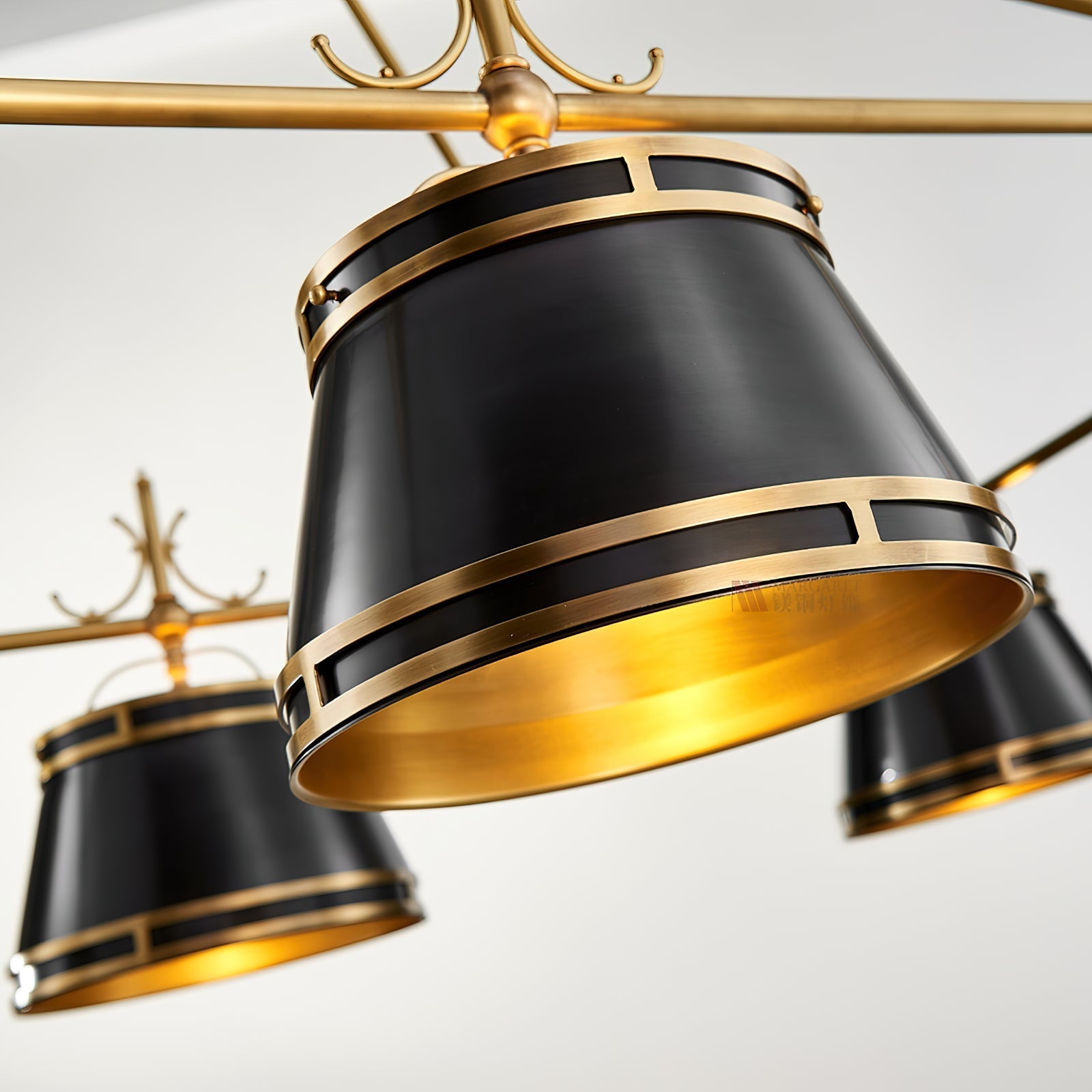 Ulphaion Vintage Industrial Brass Chandelier - Letslighting