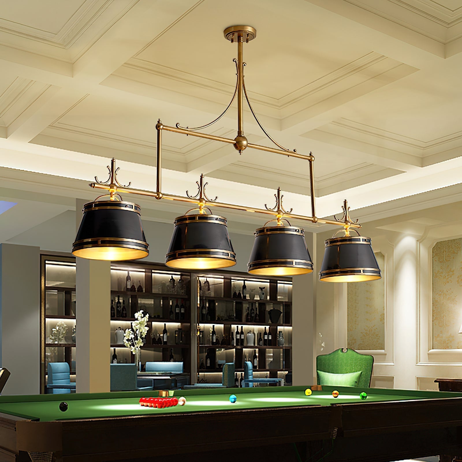 Ulphaion Vintage Industrial Brass Chandelier - Letslighting