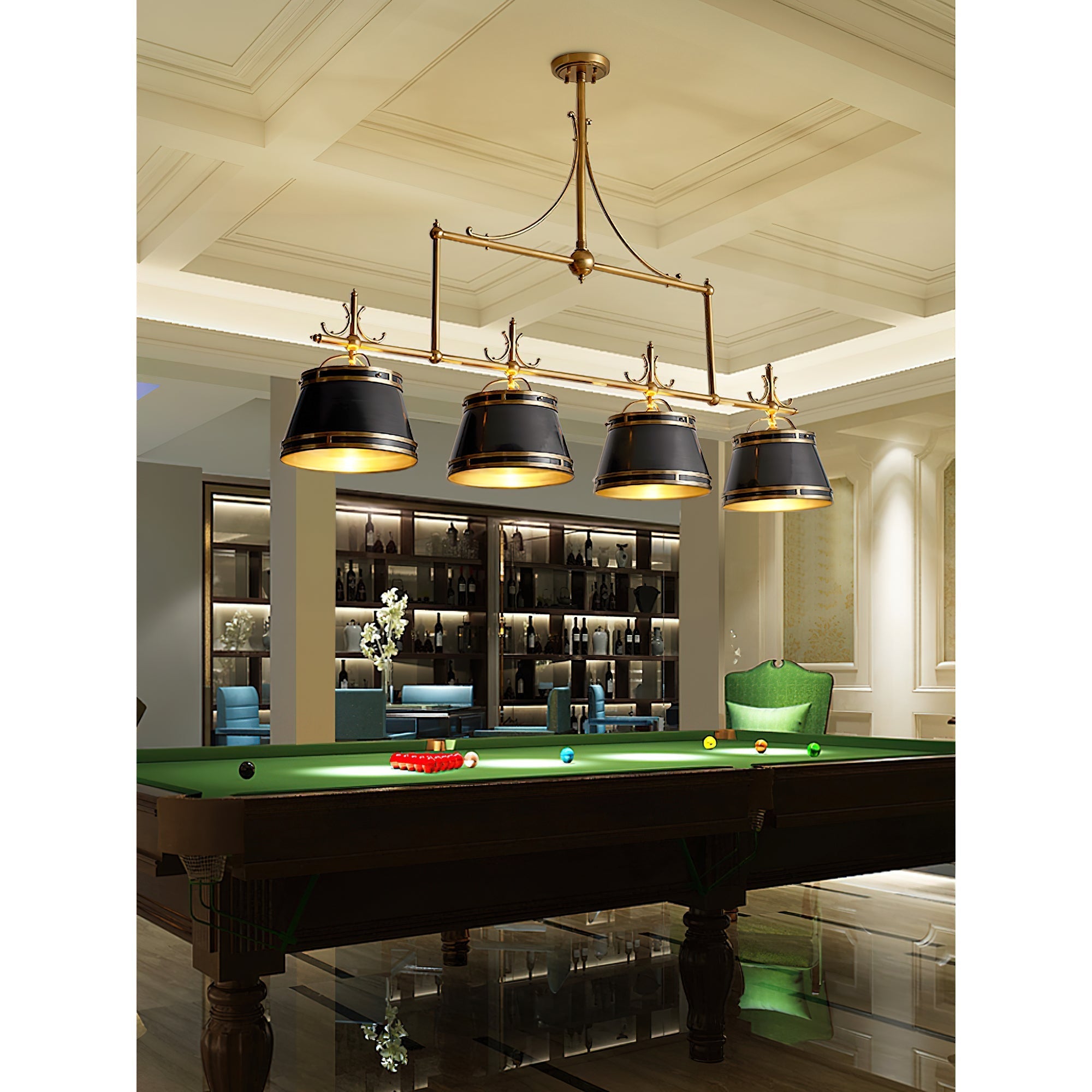 Ulphaion Vintage Industrial Brass Chandelier - Letslighting