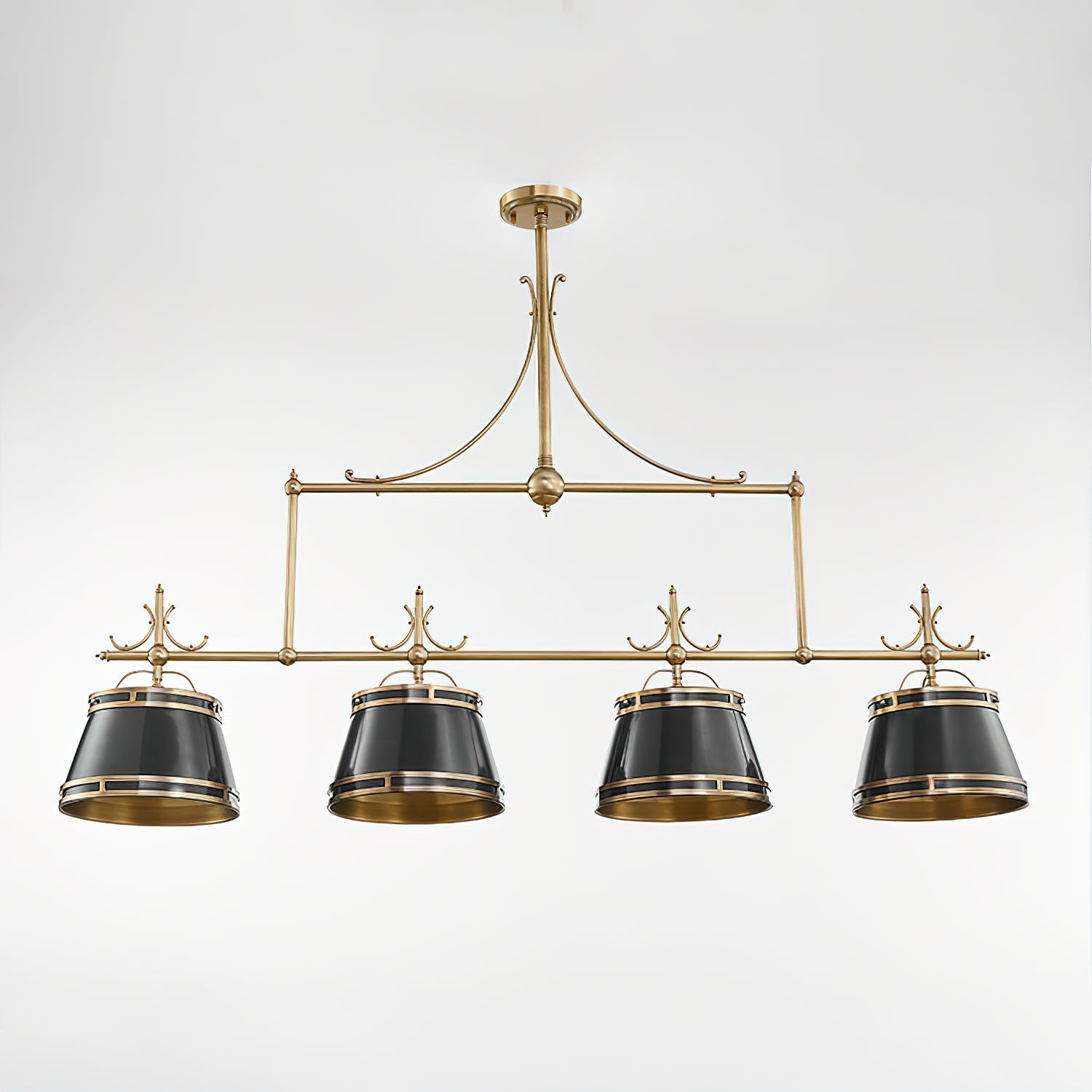 Ulphaion Vintage Industrial Brass Chandelier - Letslighting