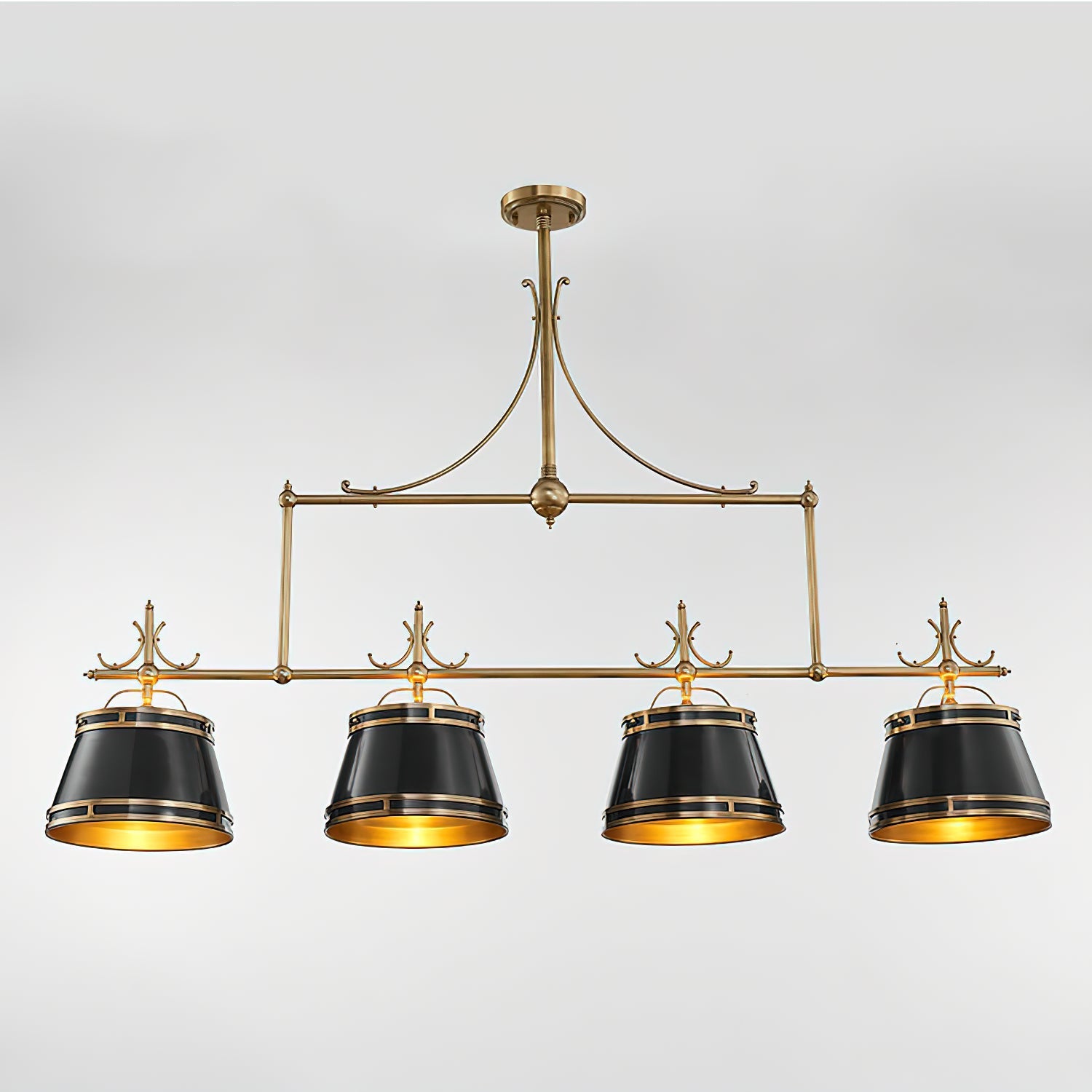 Ulphaion Vintage Industrial Brass Chandelier - Letslighting