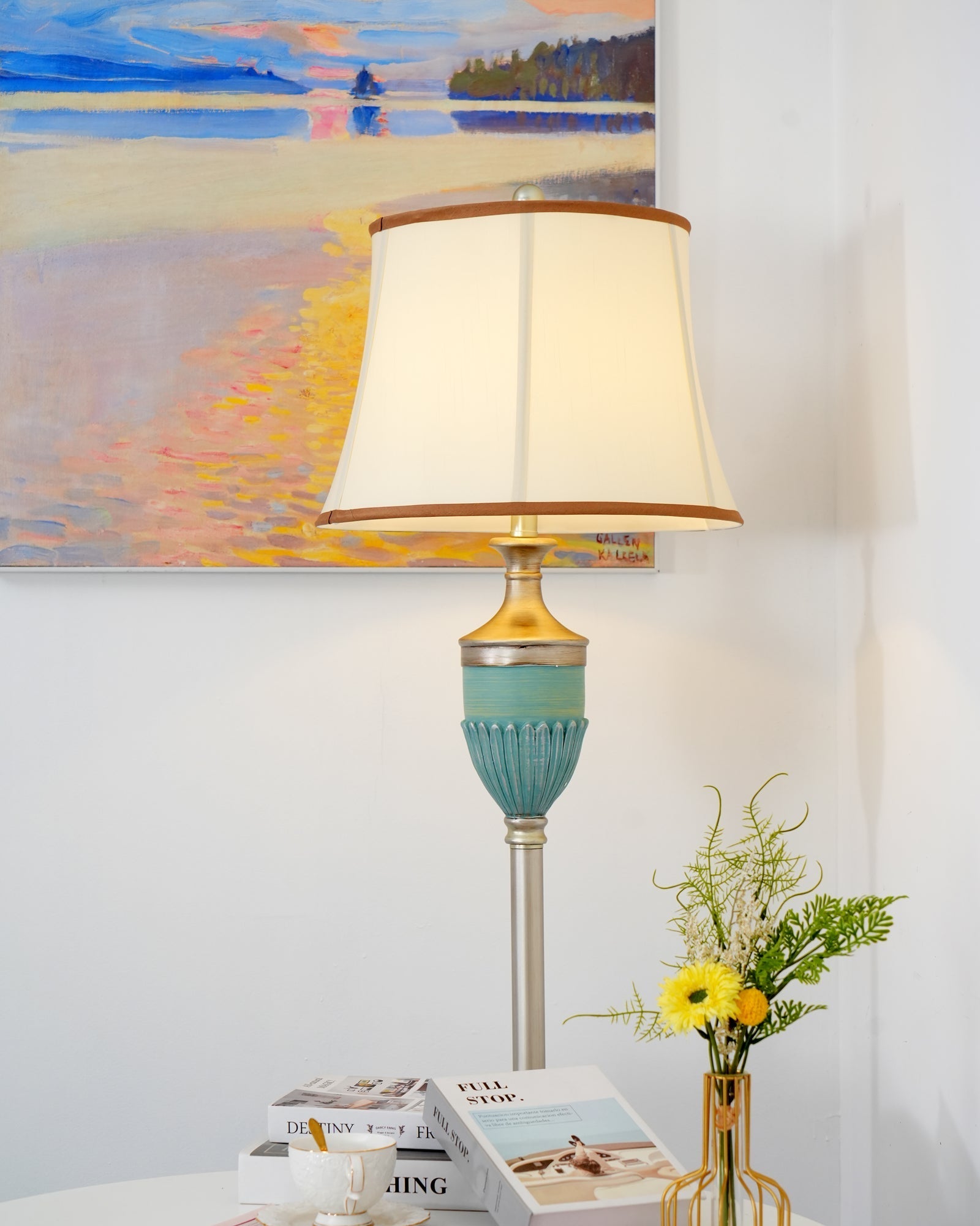 Chester Vintage Resin Floor Lamp - Letslighting