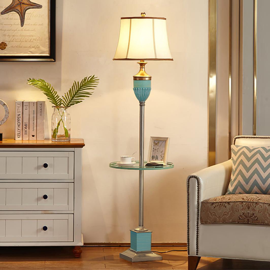 Chester Vintage Resin Floor Lamp - Letslighting