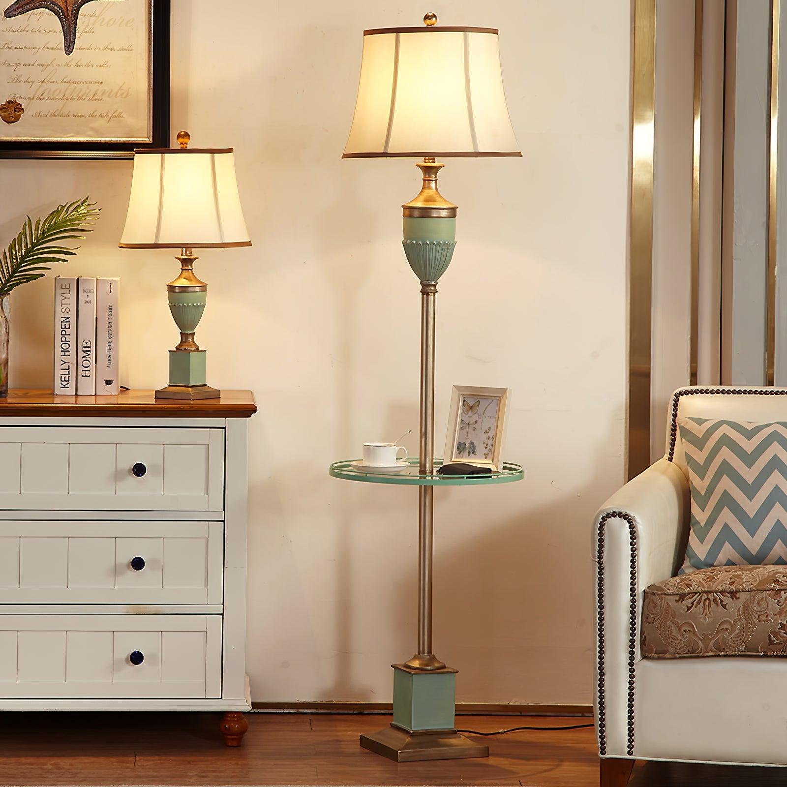 Laura Vintage Resin Table Lamp - Letslighting