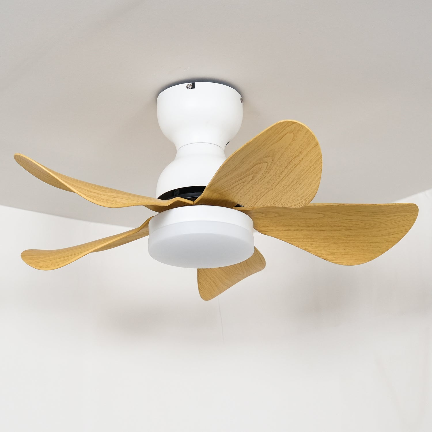 Callen Wood Ceiling Fan Light - Letslighting