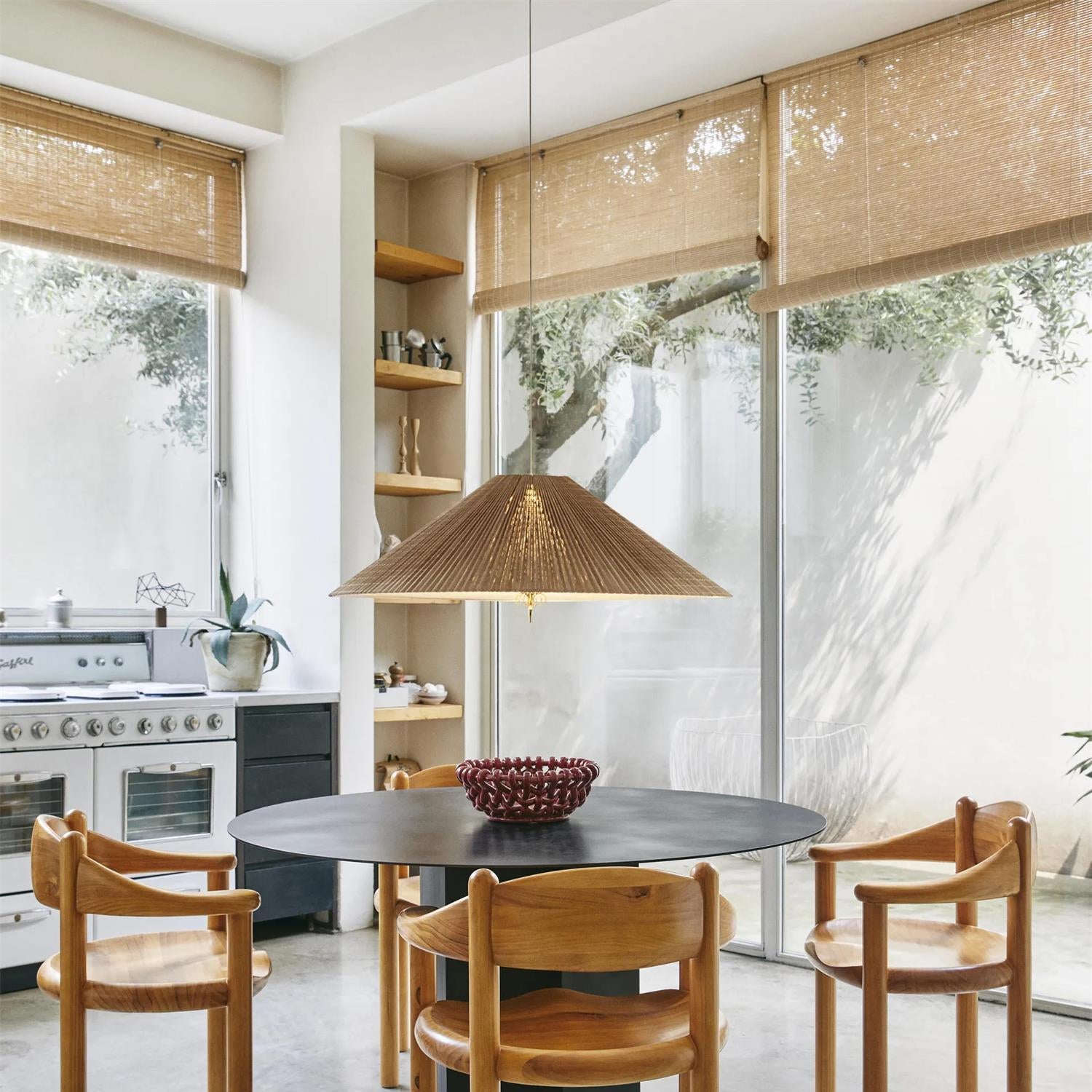 Feyla Natural Woven Pendant Lamp - Letslighting