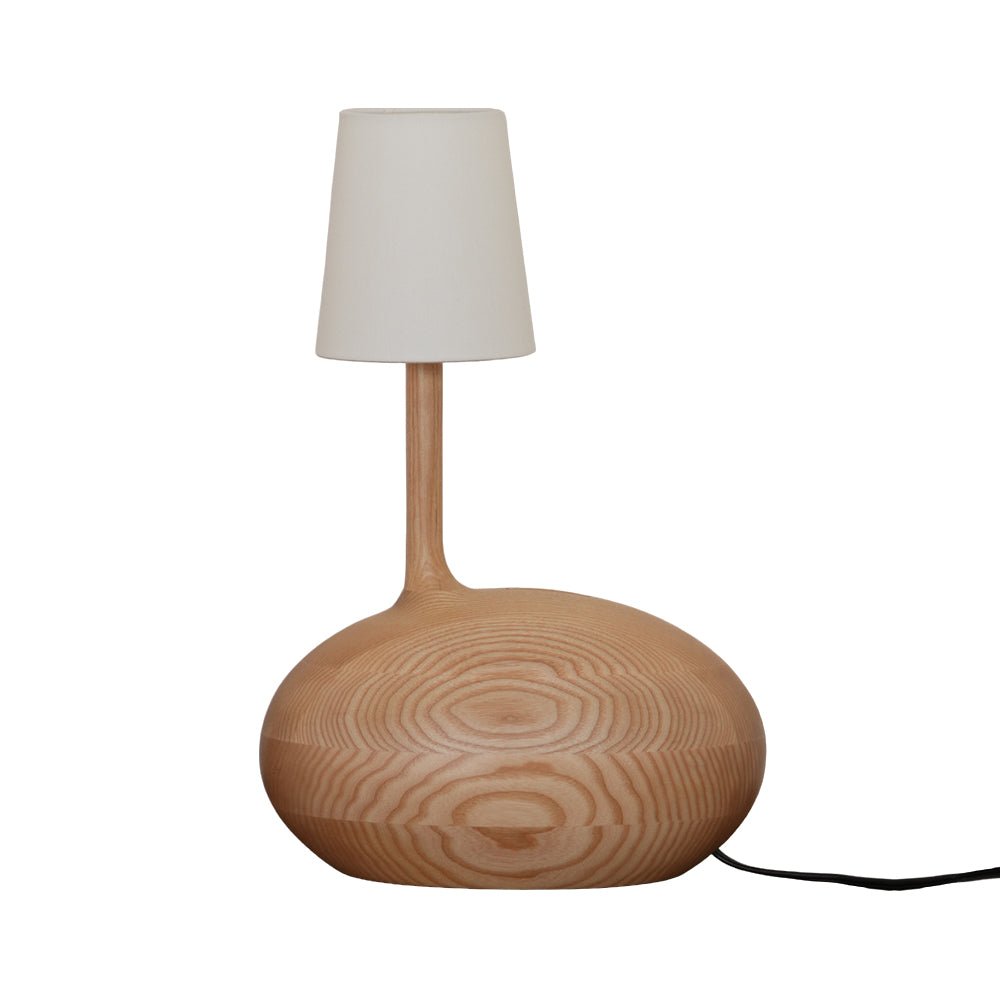 Clyra Wood Fabric Table Lamp - Letslighting