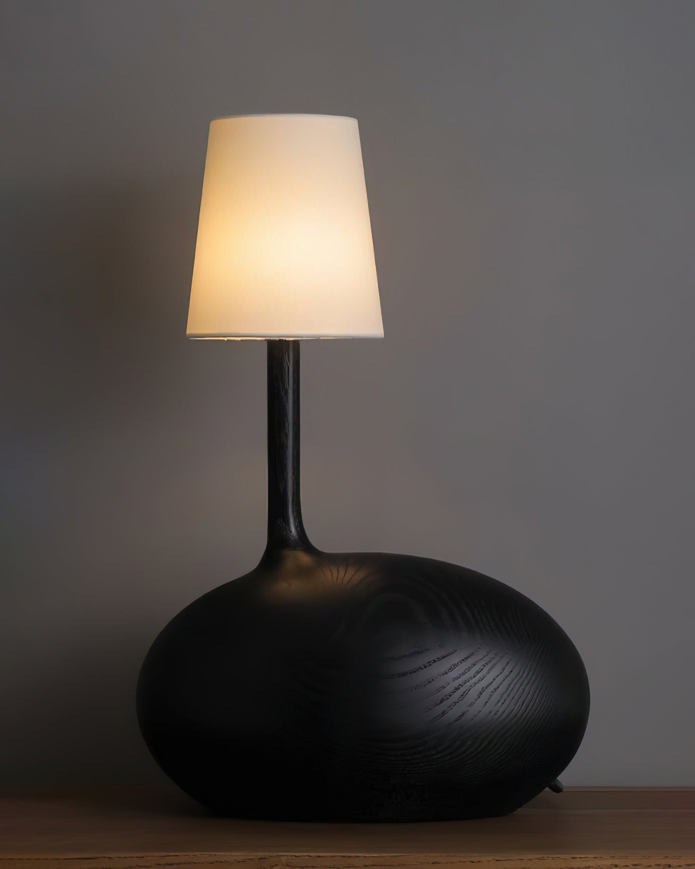 Clyra Wood Fabric Table Lamp - Letslighting