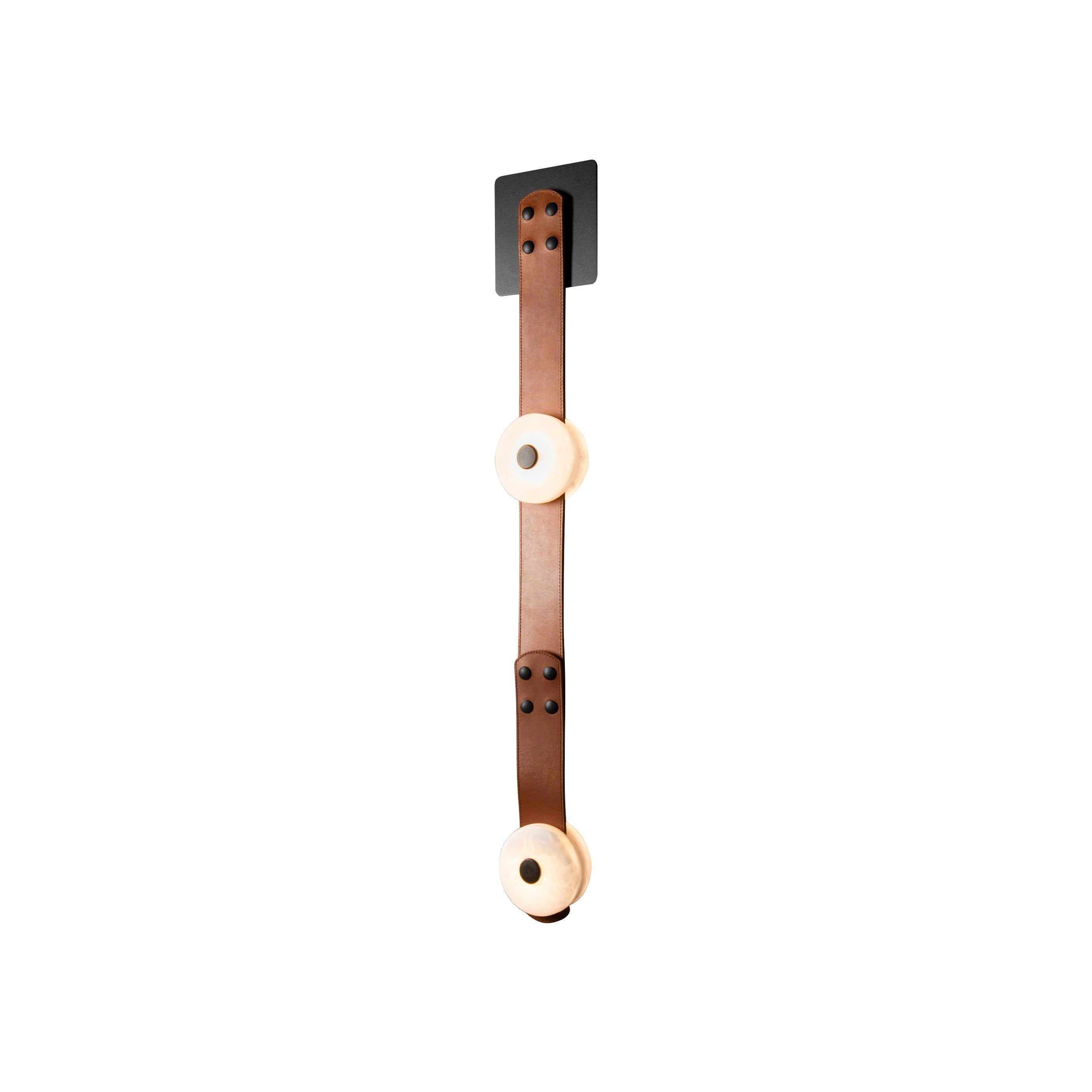 Evsore Modern Minimalist LED Leather Alabaster Sconce Wall Lamp - Letslighting