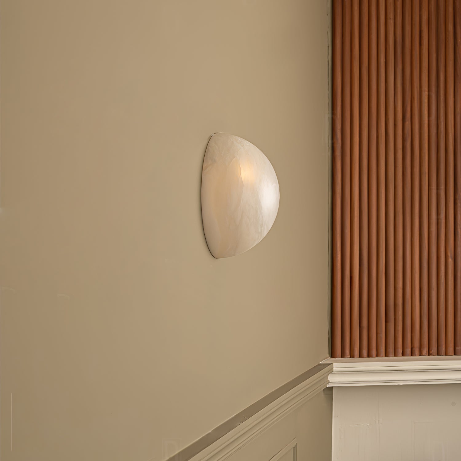 Canoria Wabi-Sabi Travertine Wall Lamp - Letslighting