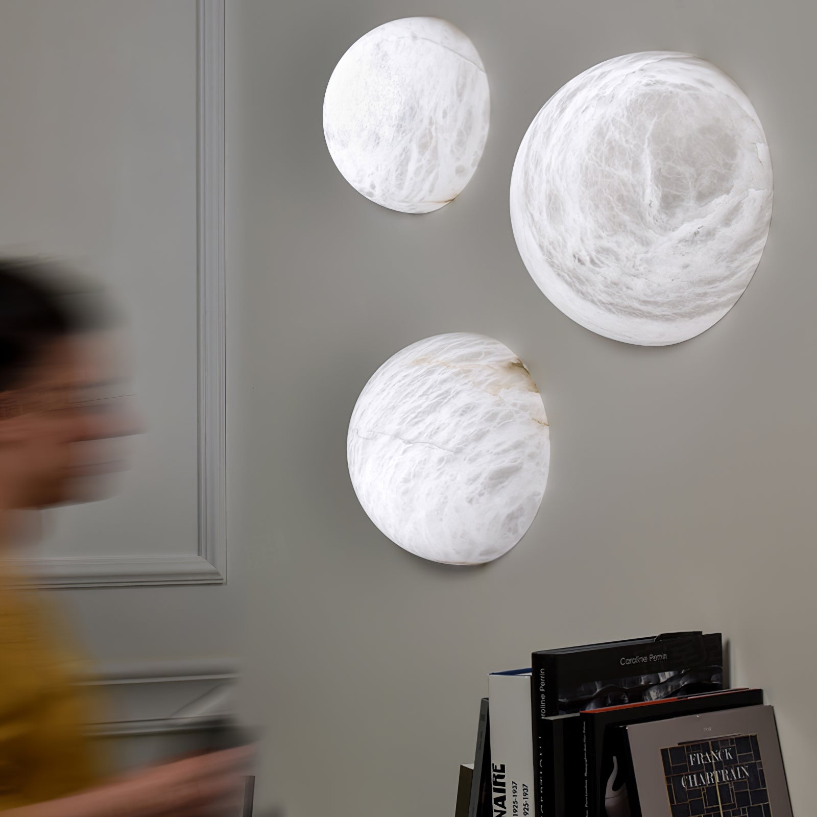 Canoria Wabi-Sabi Travertine Wall Lamp - Letslighting