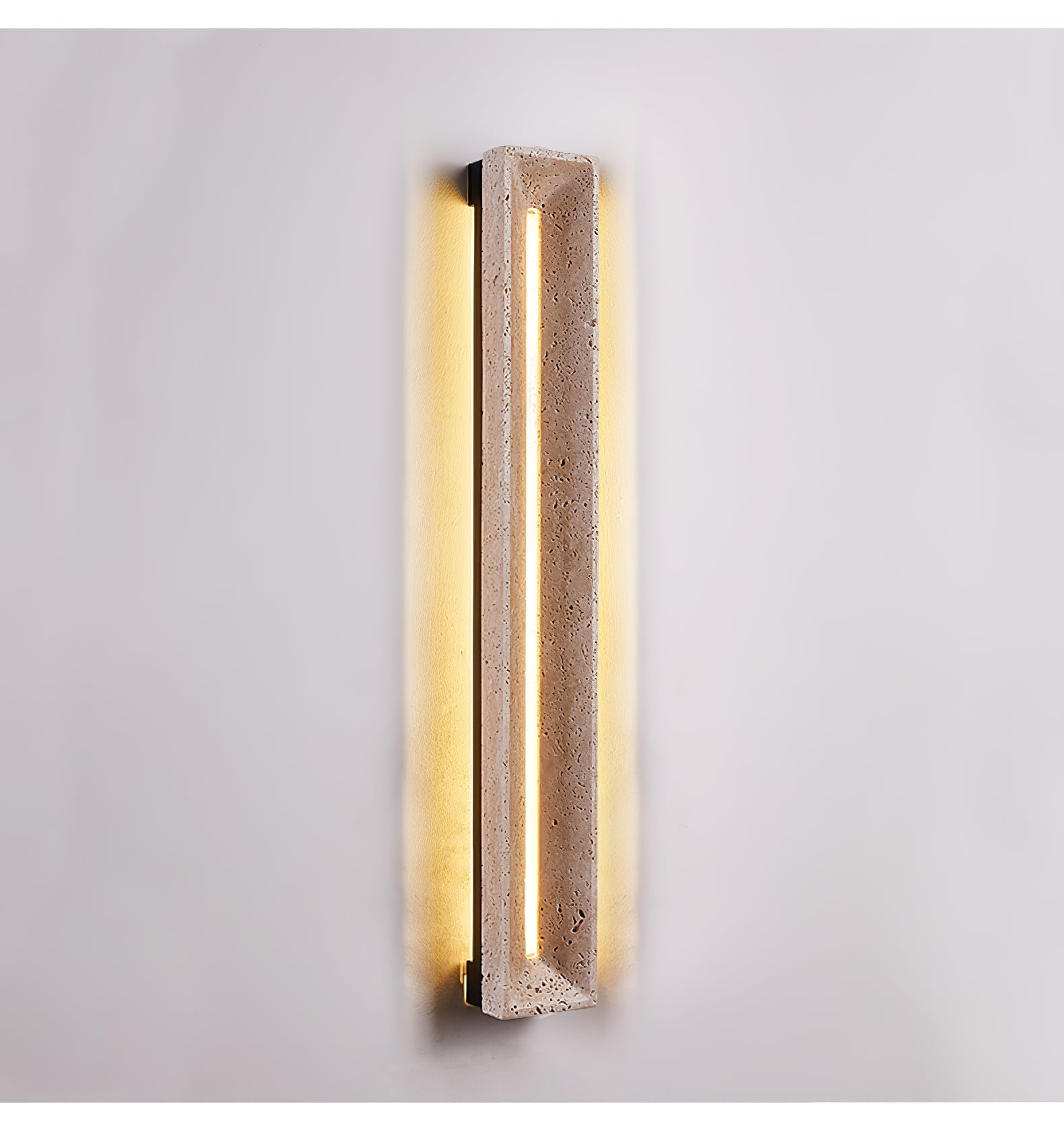 Anoren Minimalist Travertine Wall Light - Letslighting