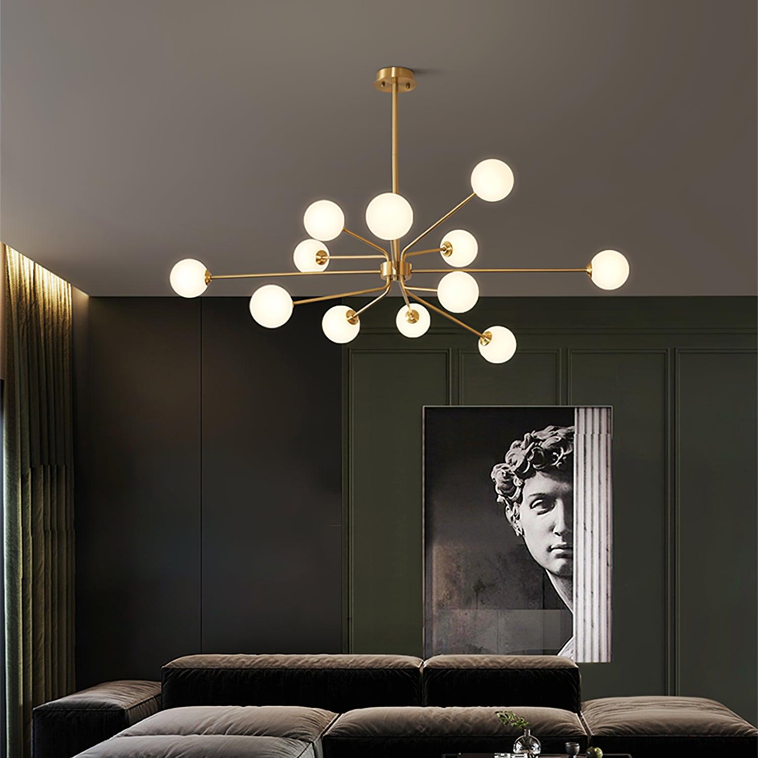 Solara Chandelier Arm Multi-Globe - Letslighting