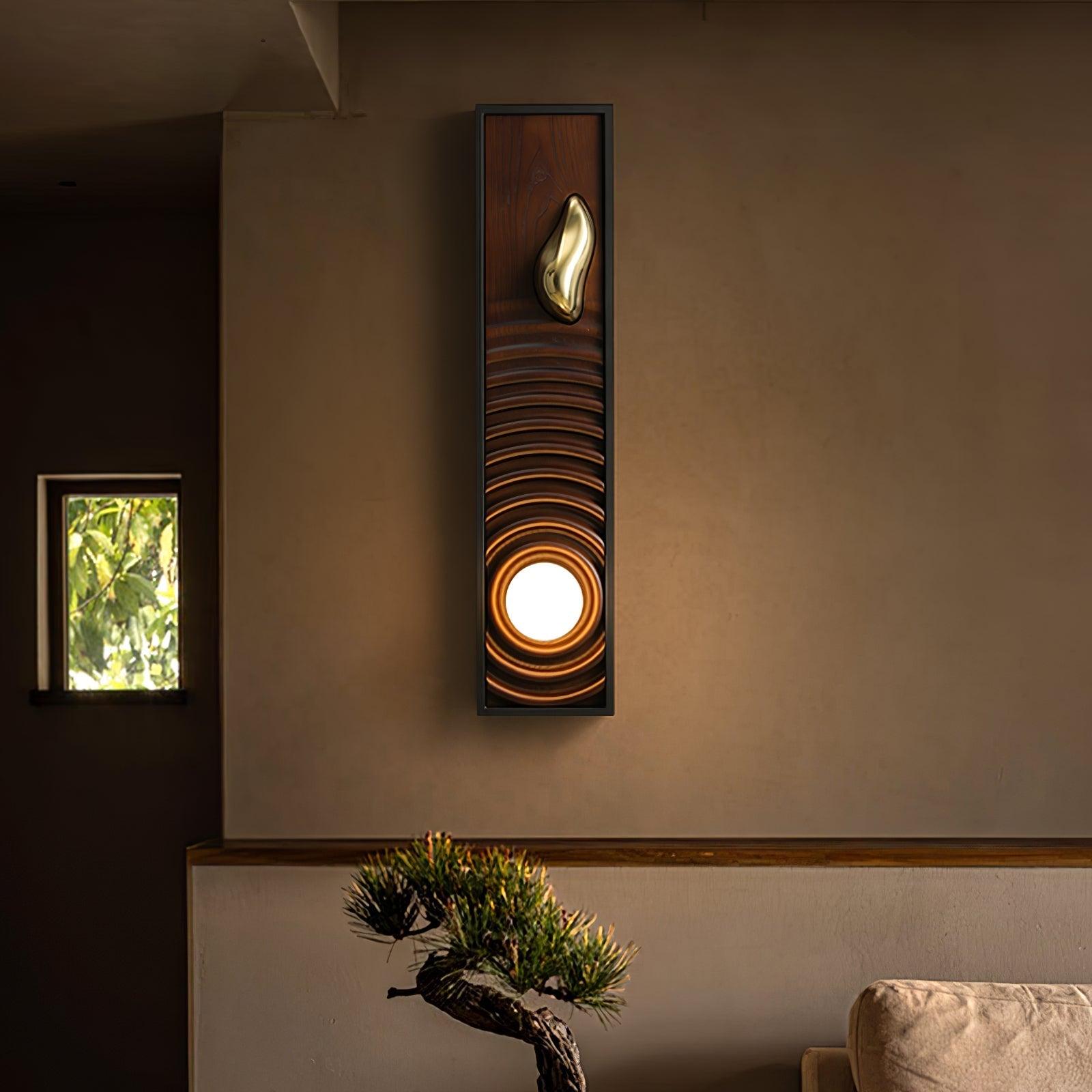 Caleb Vintage Wood Wall Lamp - Letslighting