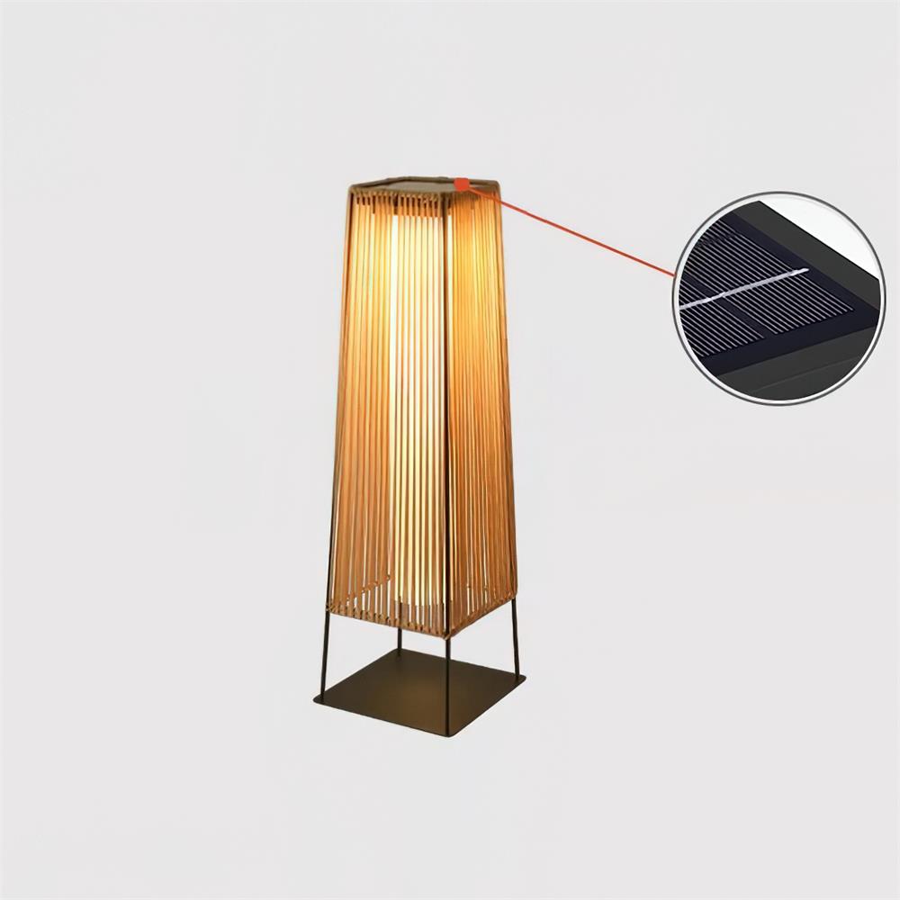 Solara Outdoor Post Light Slatted Vertical - Letslighting