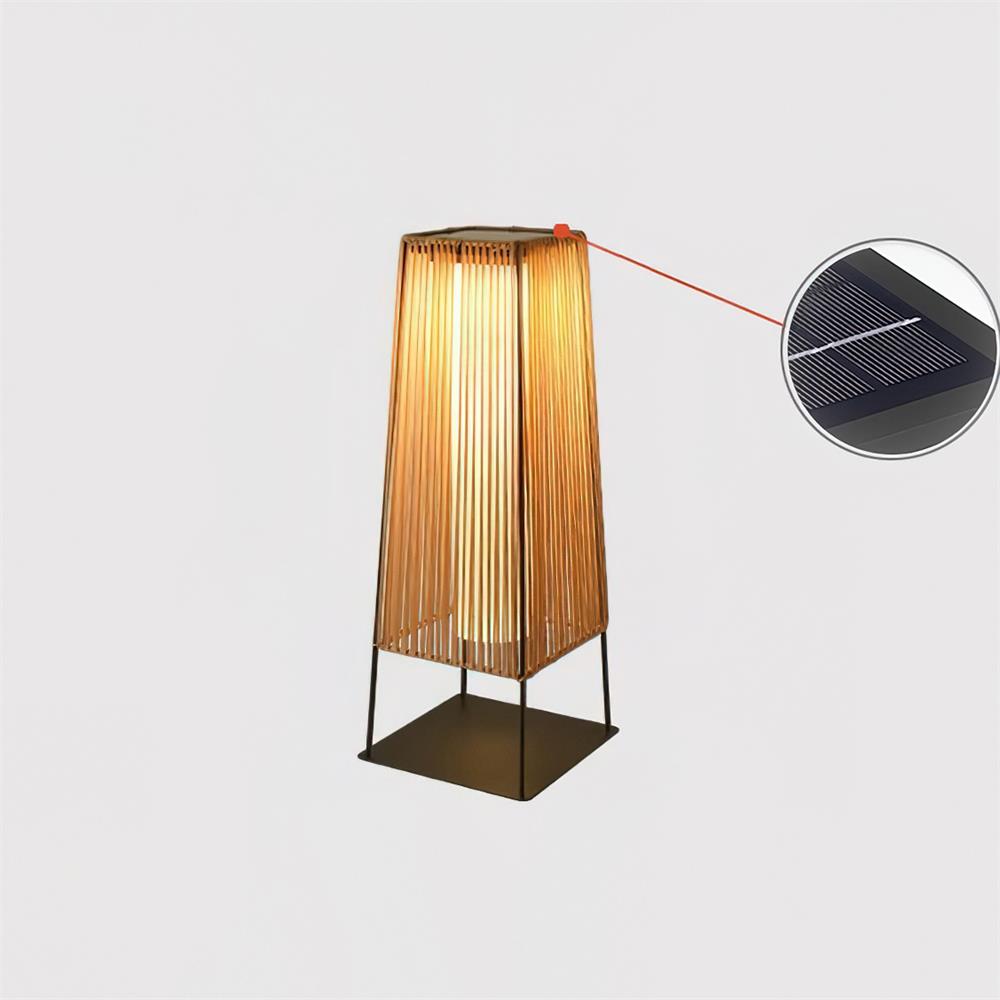 Solara Outdoor Post Light Slatted Vertical - Letslighting