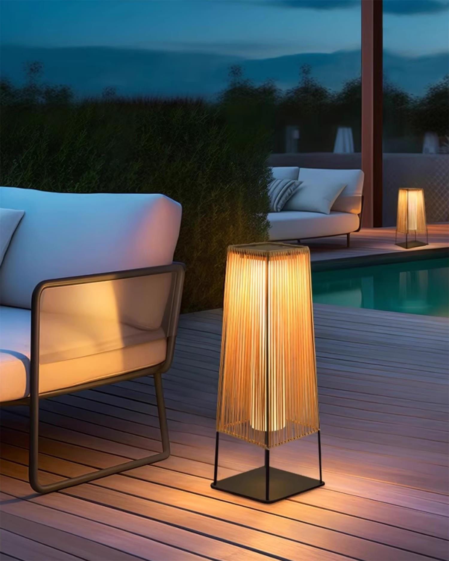Solara Outdoor Post Light Slatted Vertical - Letslighting