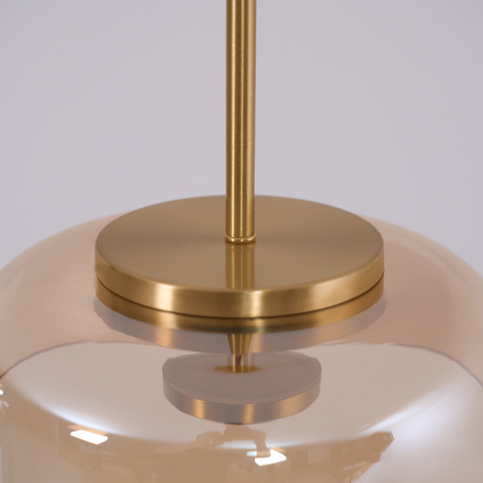 Lustra Pendant Lamp Transparent Glass Sleek - Letslighting