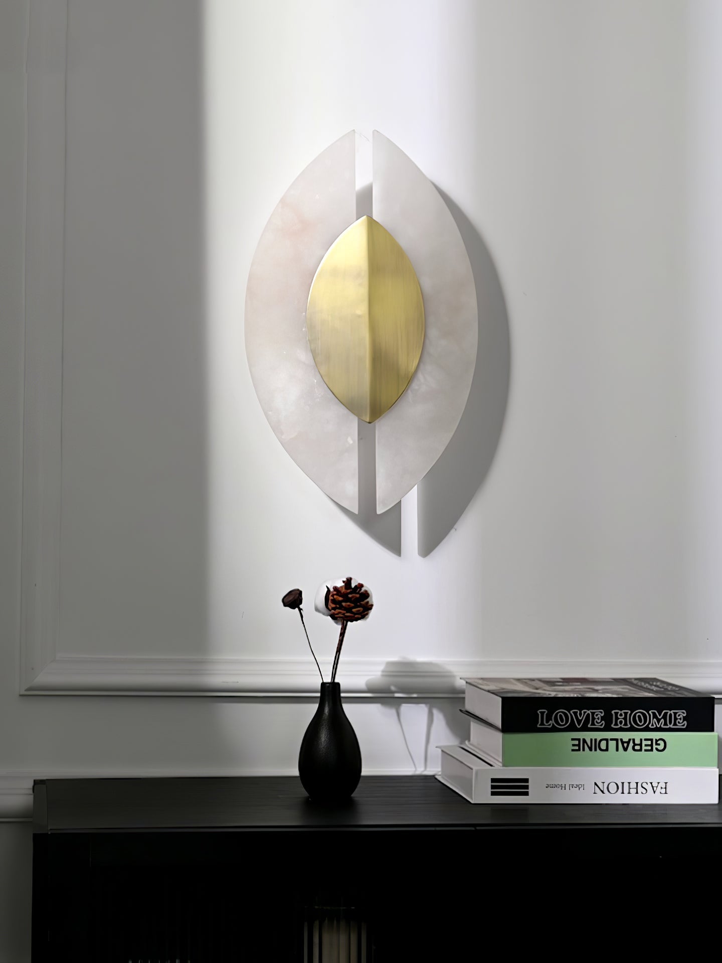 Solari Modern Alabaster Sconce