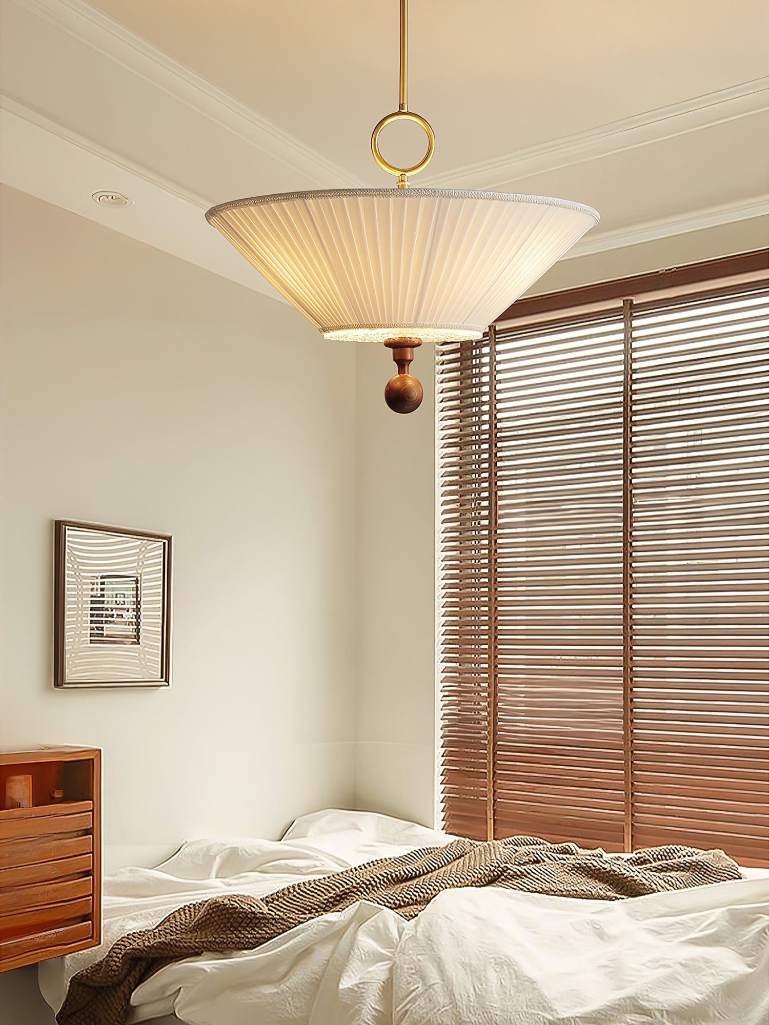 Solaria Pleated Pendant Light - Letslighting