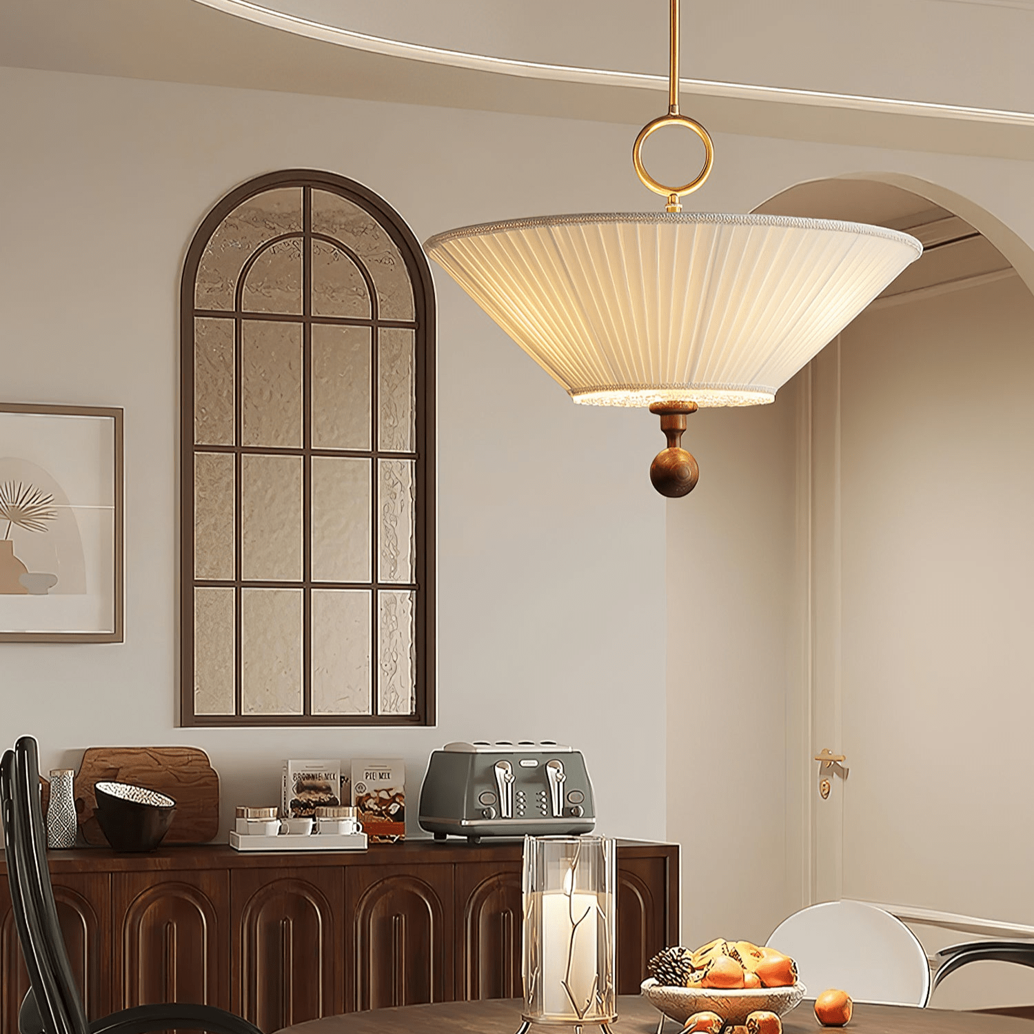 Solaria Pleated Pendant Light - Letslighting