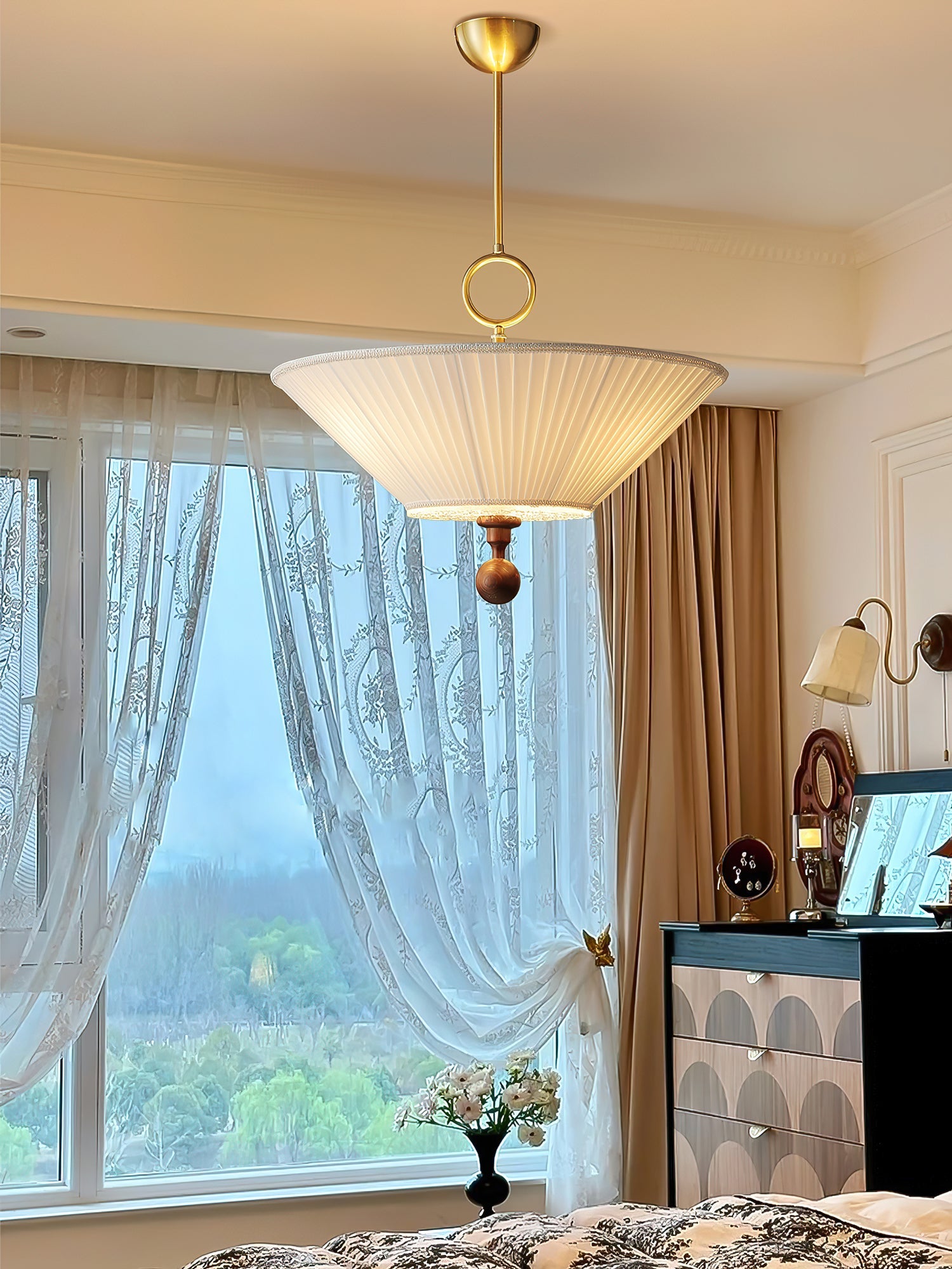 Solaria Pleated Pendant Light - Letslighting