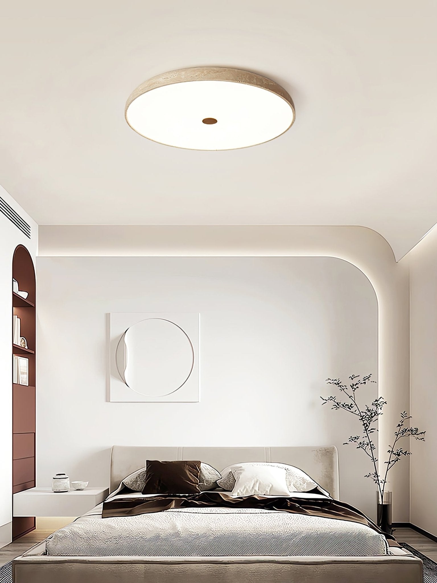 Orzoror Travertine Ceiling Light