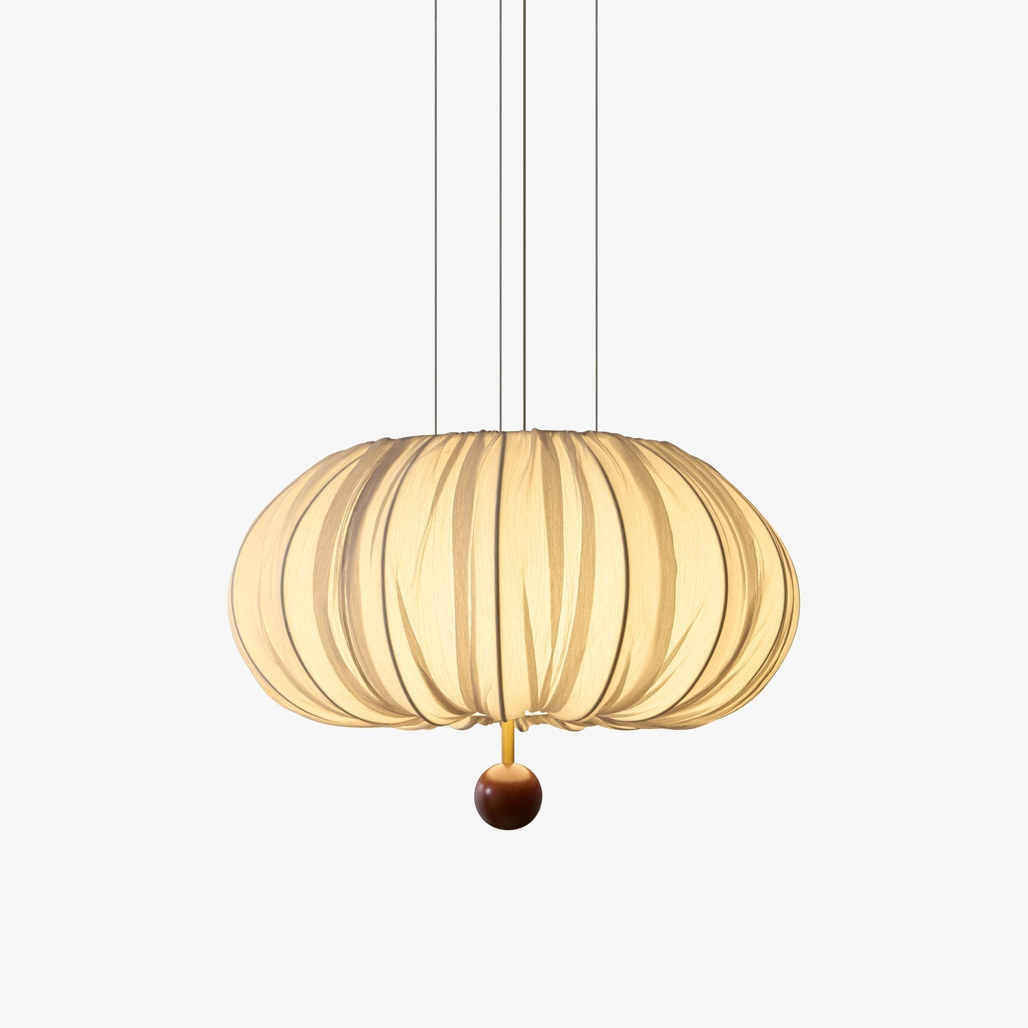 Vasilen Premium Nordic Art Balloon Wood Fabric Ceiling Light - Letslighting