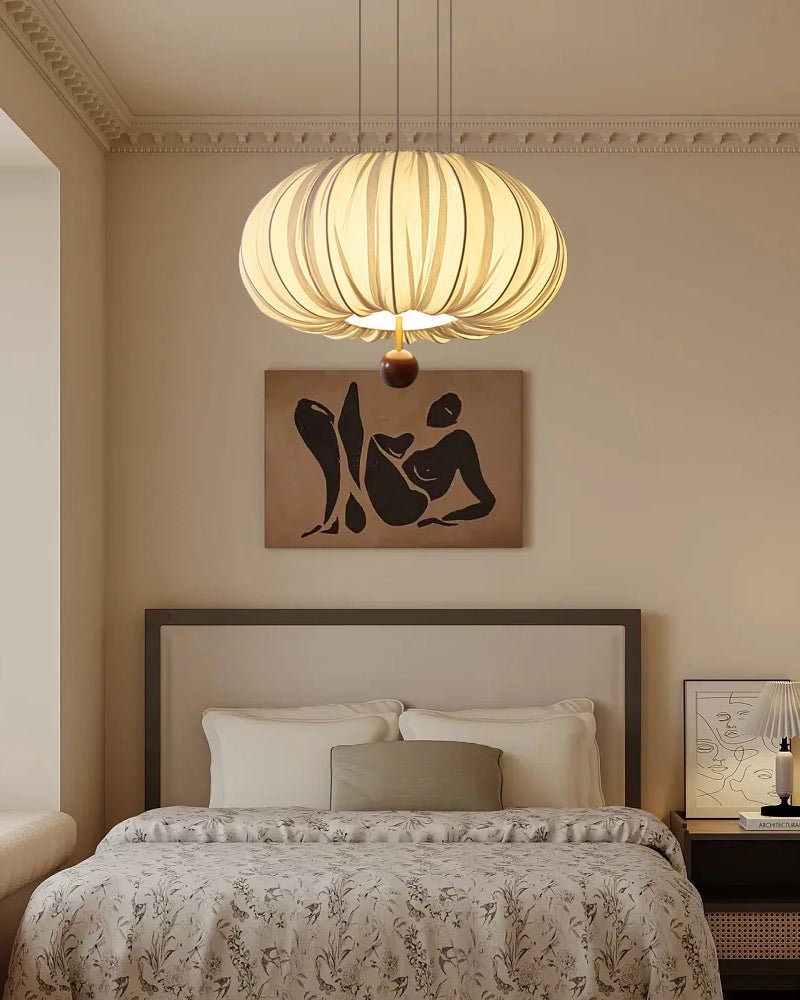 Vasilen Premium Nordic Art Balloon Wood Fabric Ceiling Light - Letslighting