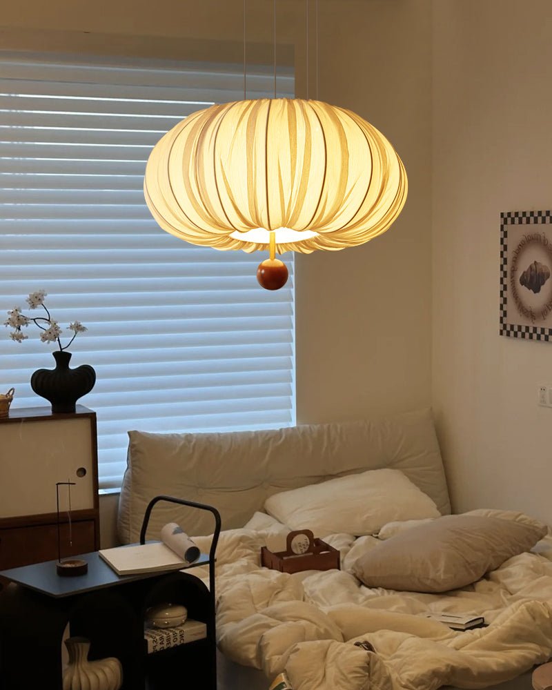 Vasilen Premium Nordic Art Balloon Wood Fabric Ceiling Light - Letslighting