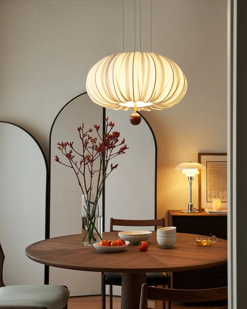 Vasilen Premium Nordic Art Balloon Wood Fabric Ceiling Light - Letslighting