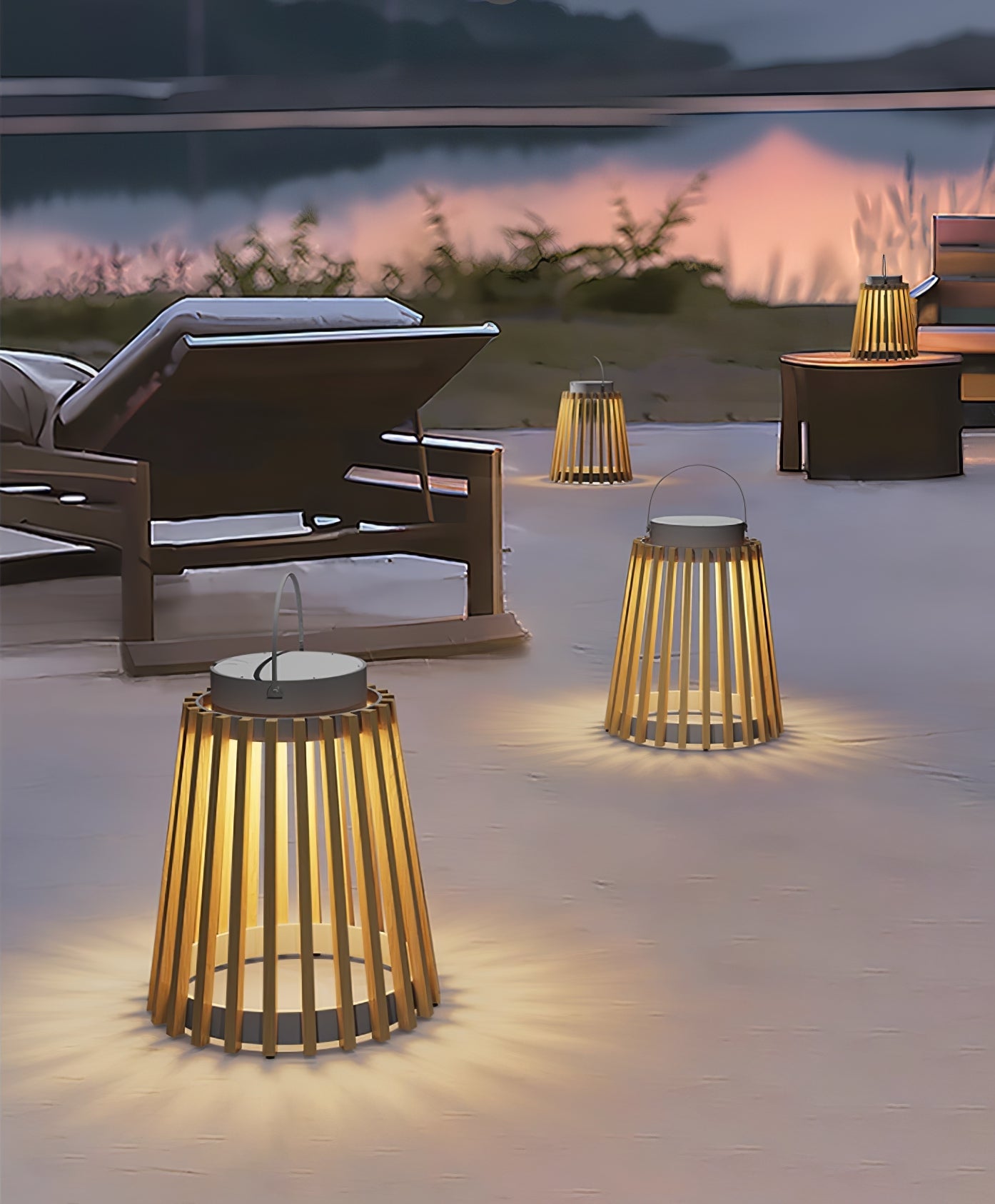 Solene Solar Outdoor Lantern Lamp - Letslighting