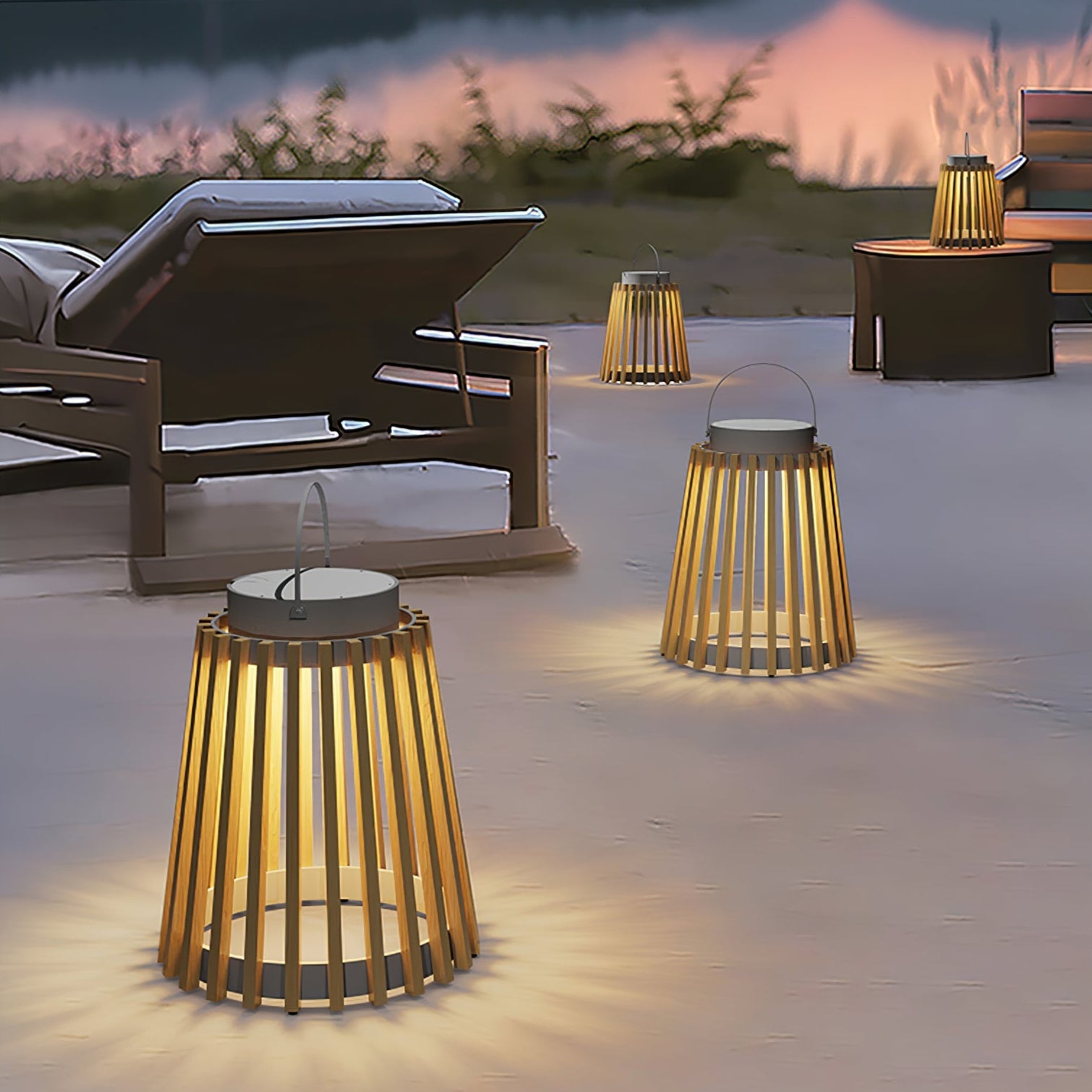 Solene Solar Outdoor Lantern Lamp - Letslighting