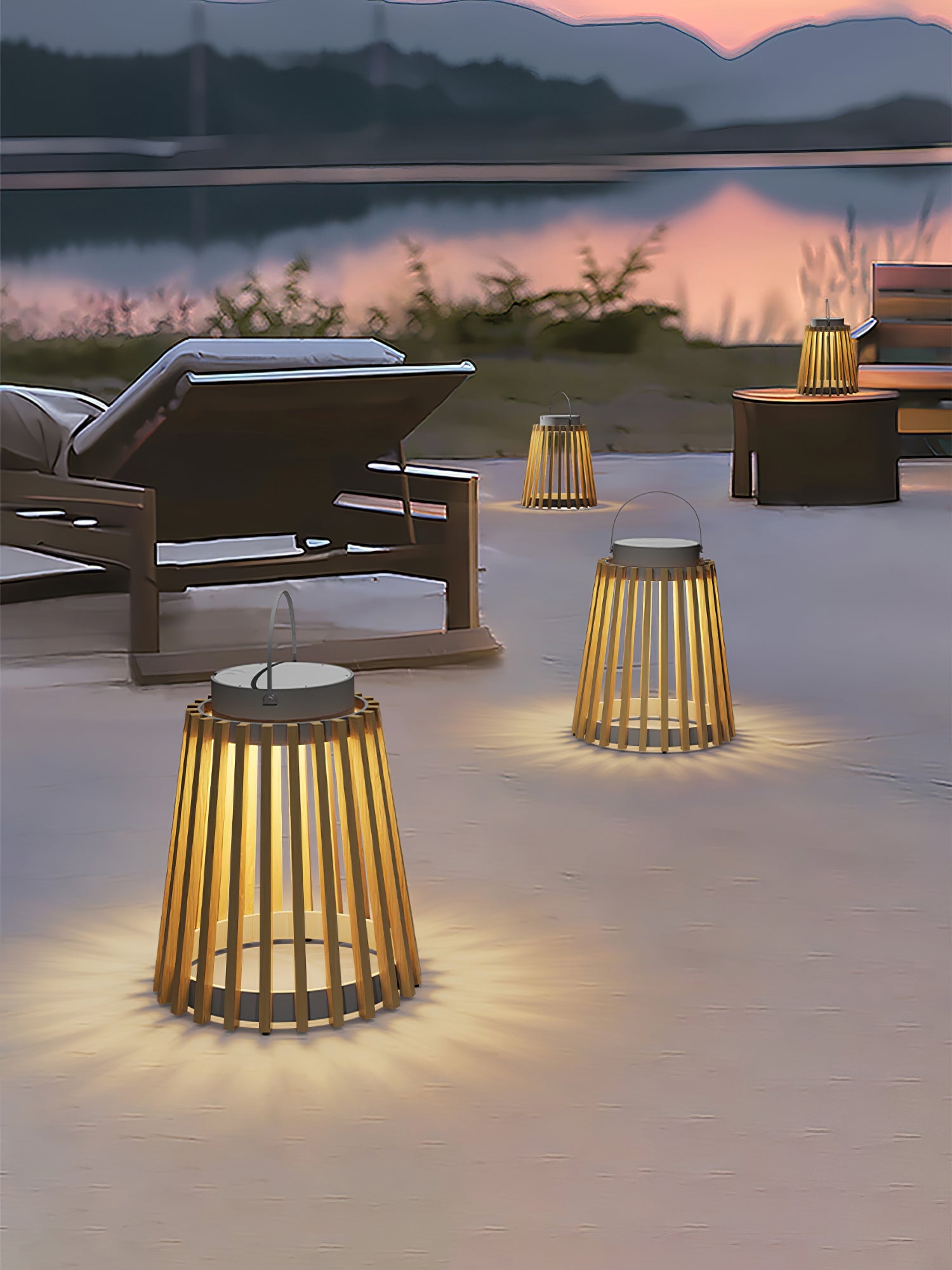 Solene Solar Outdoor Lantern Lamp - Letslighting