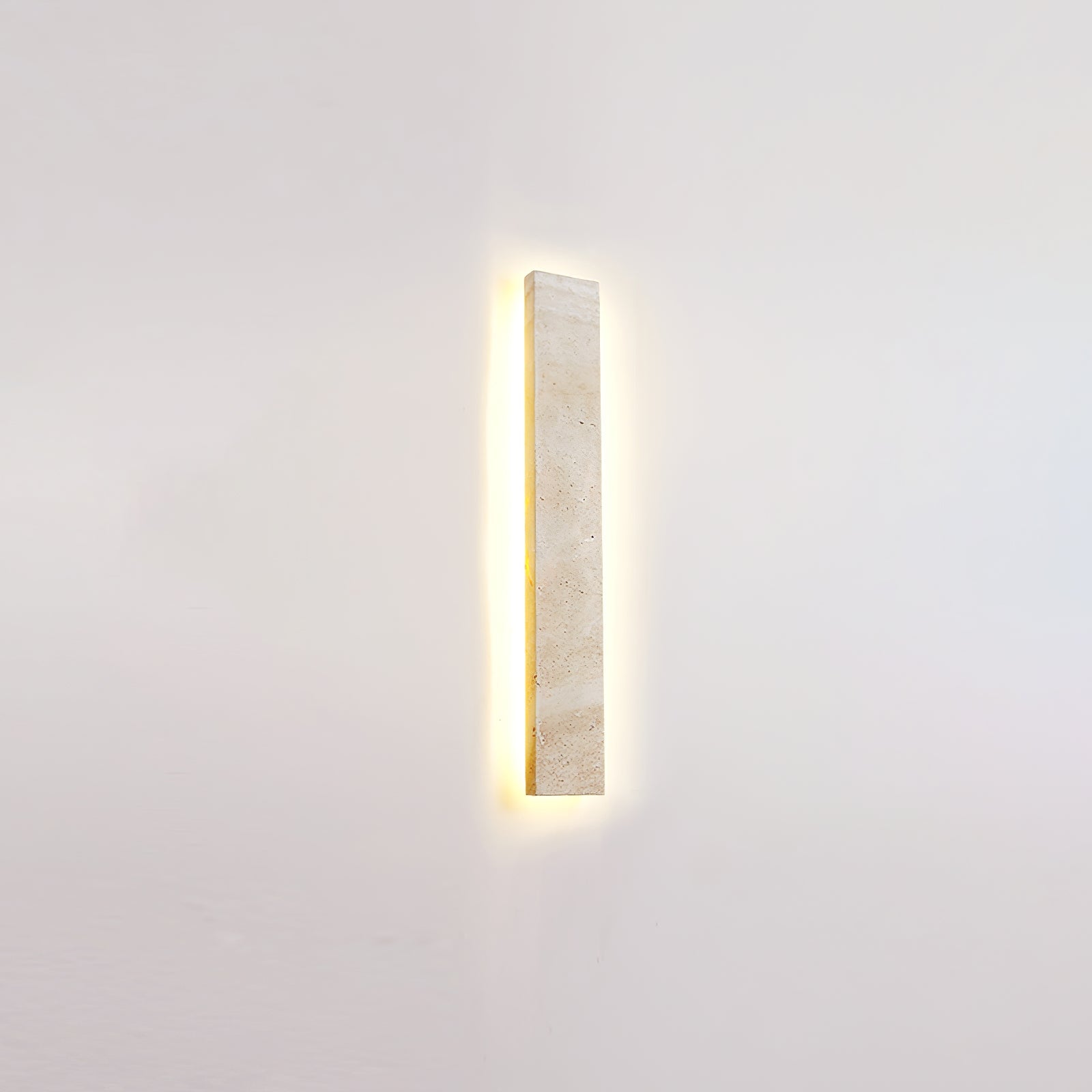 Solis Minimalist Travertine Wall Light
