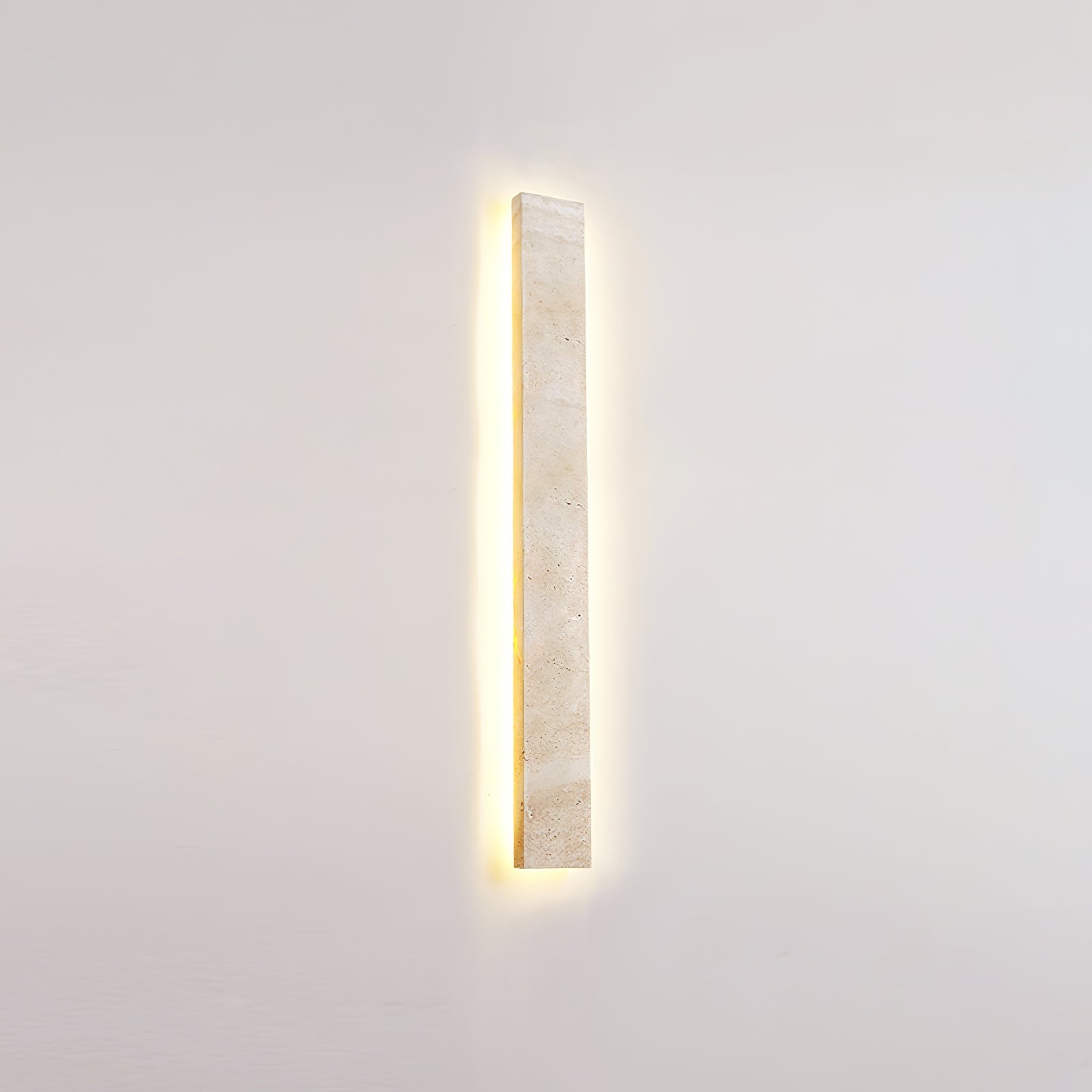 Solis Minimalist Travertine Wall Light