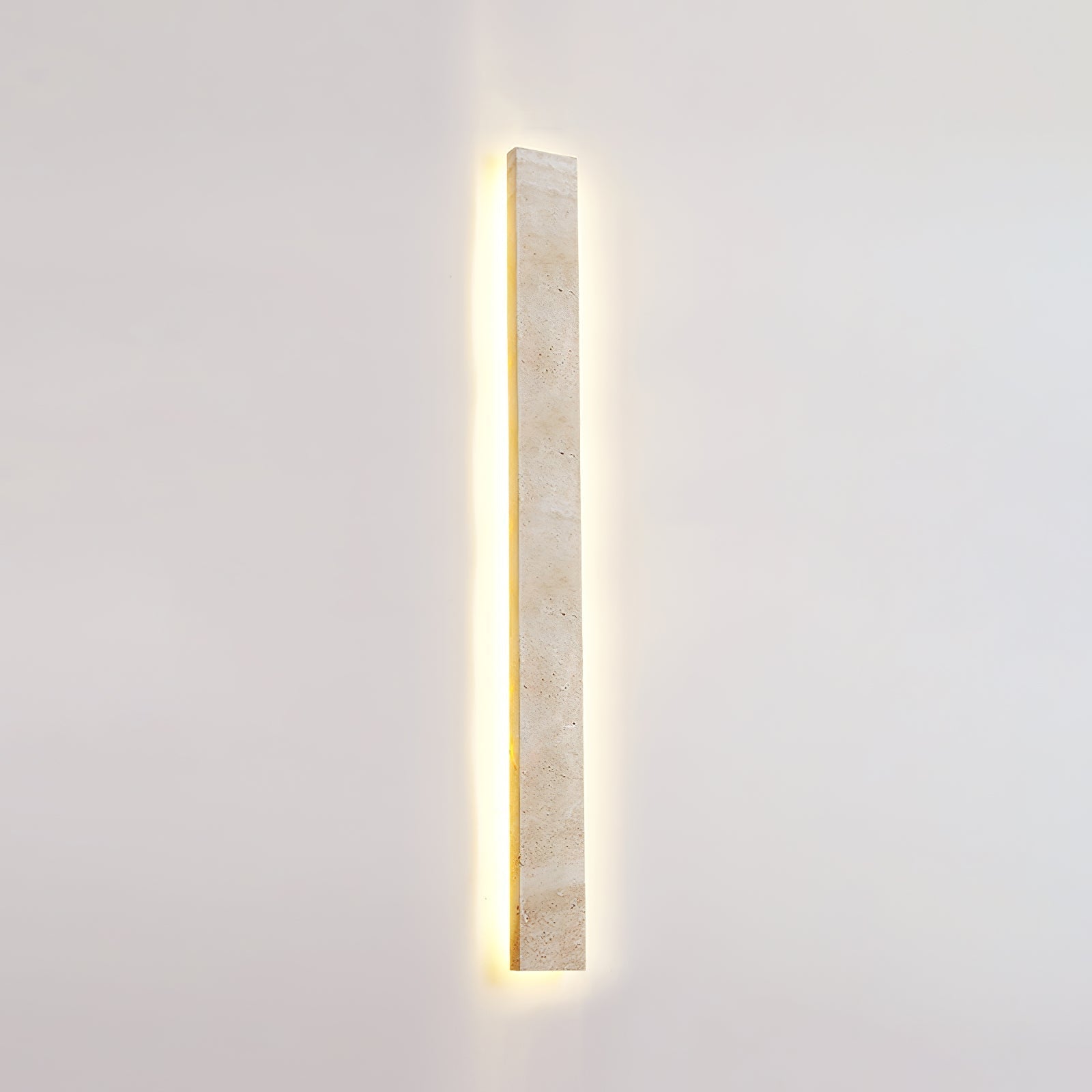Solis Minimalist Travertine Wall Light