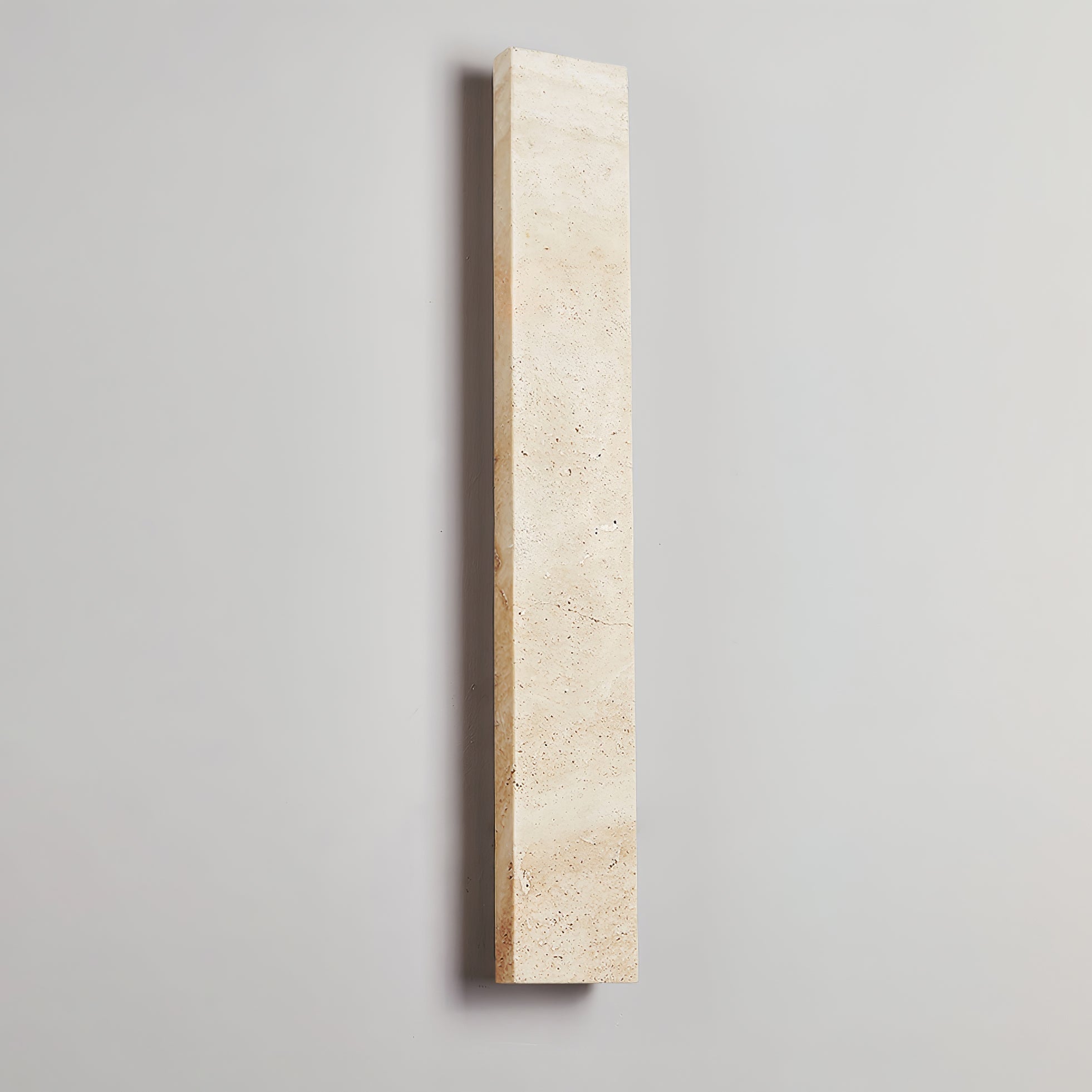 Solis Minimalist Travertine Wall Light
