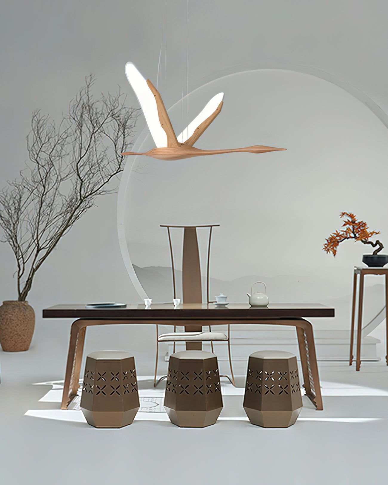 Flora Modern Wood Pendant Lamp - Letslighting