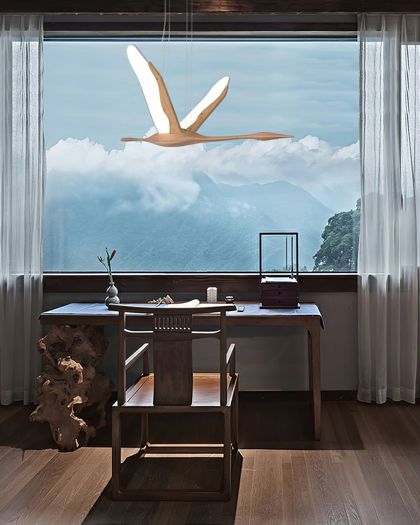 Flora Modern Wood Pendant Lamp - Letslighting