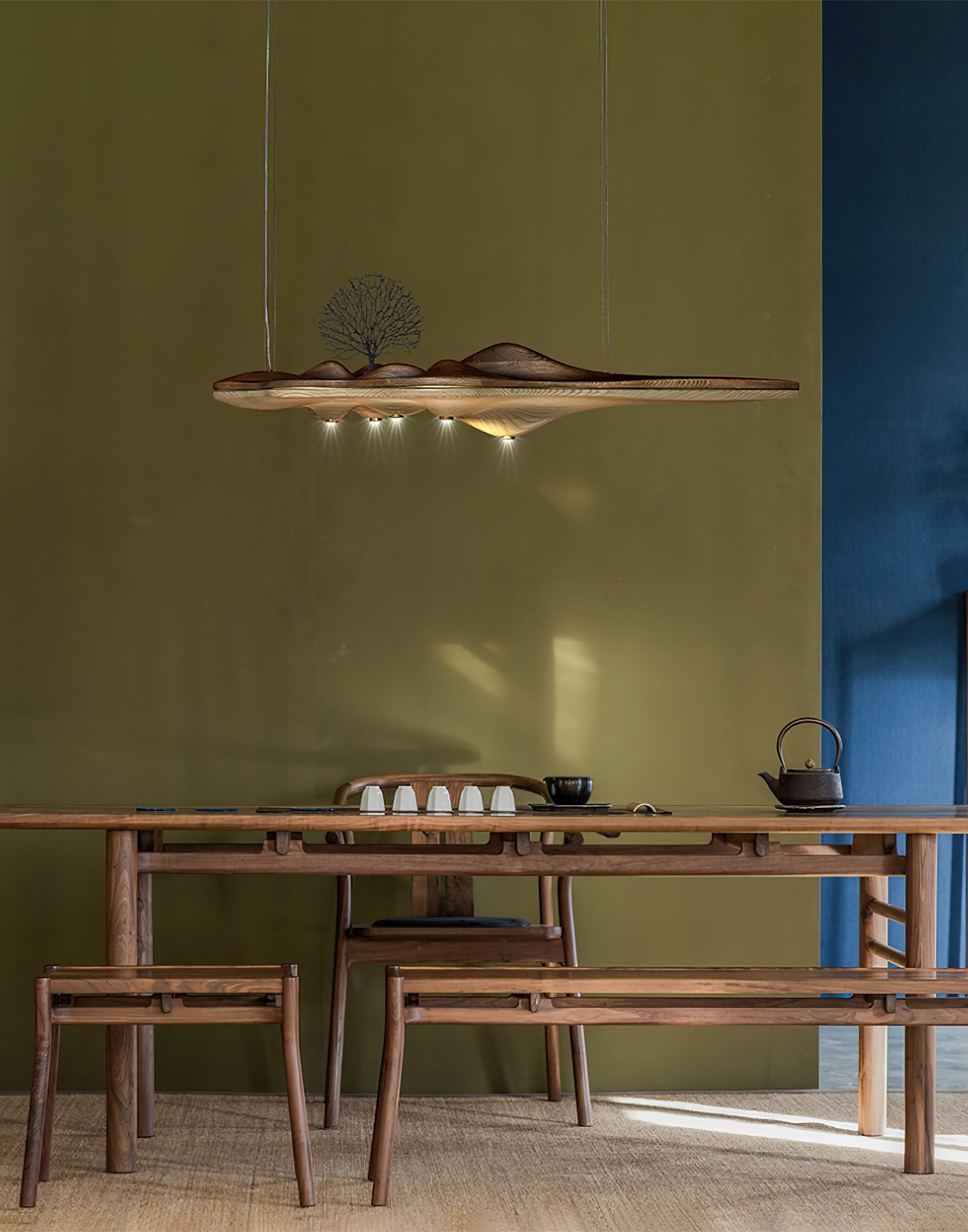 Etalyra Premium Elegance Wood Pendant Lamp - Letslighting