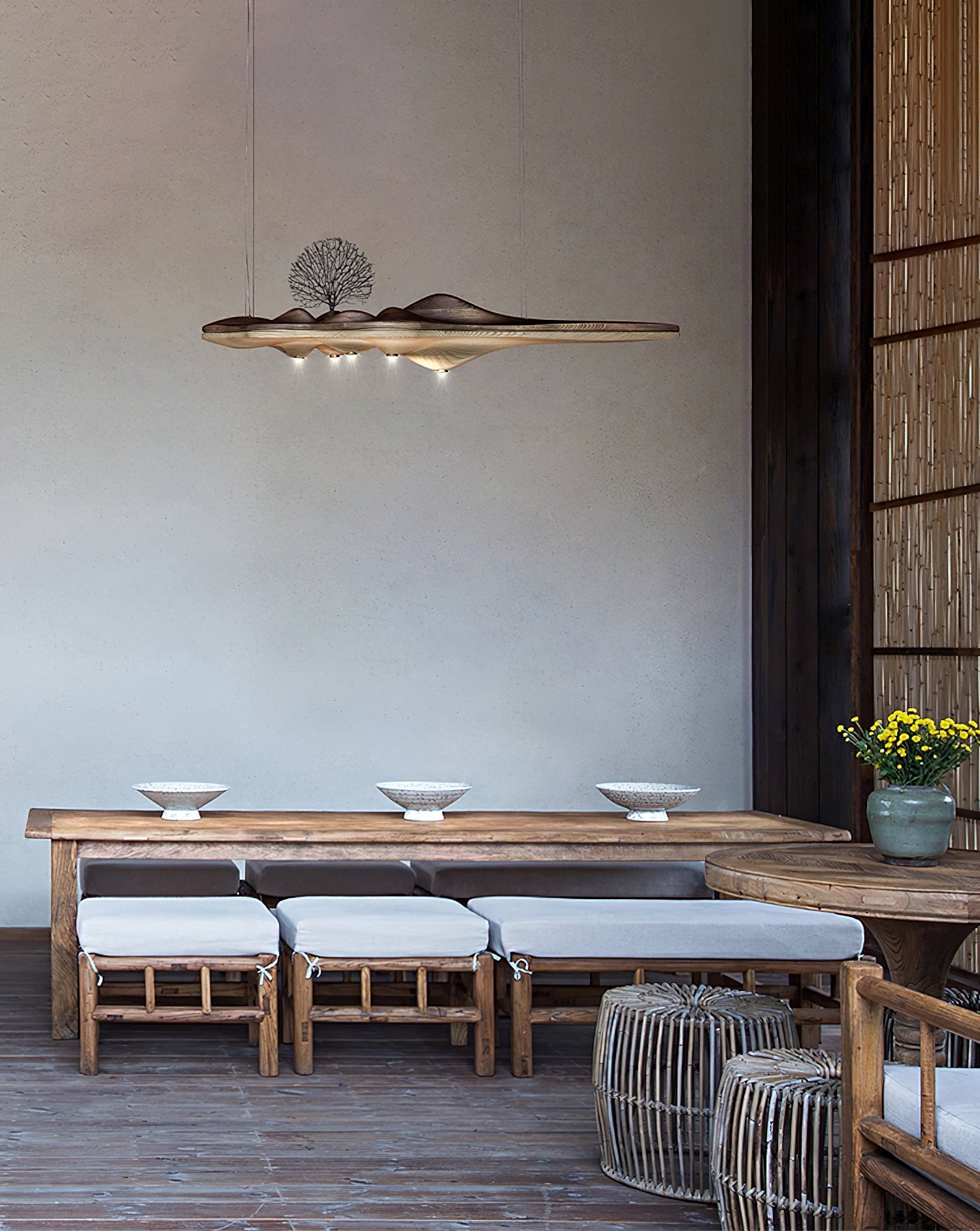 Etalyra Premium Elegance Wood Pendant Lamp - Letslighting