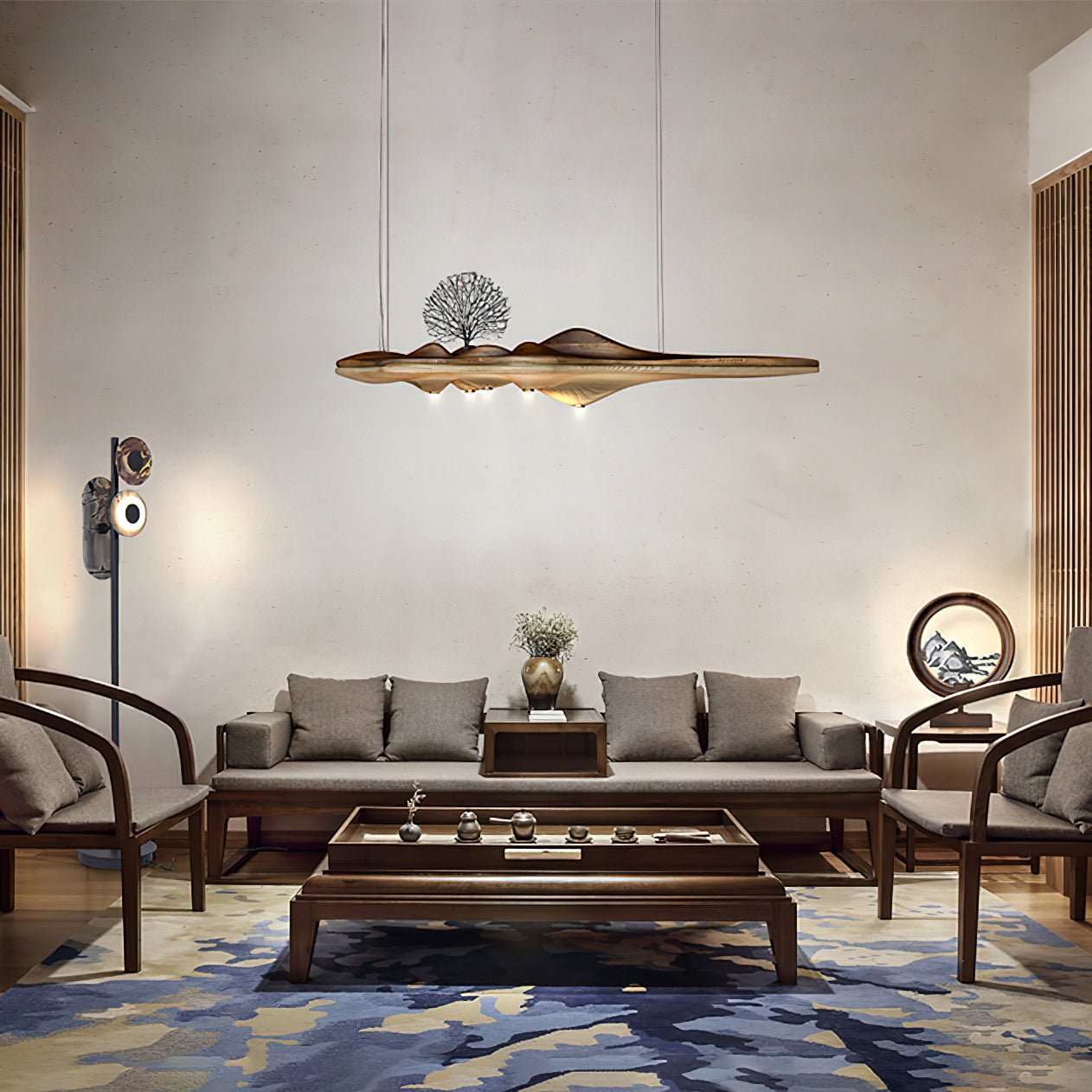 Etalyra Premium Elegance Wood Pendant Lamp - Letslighting